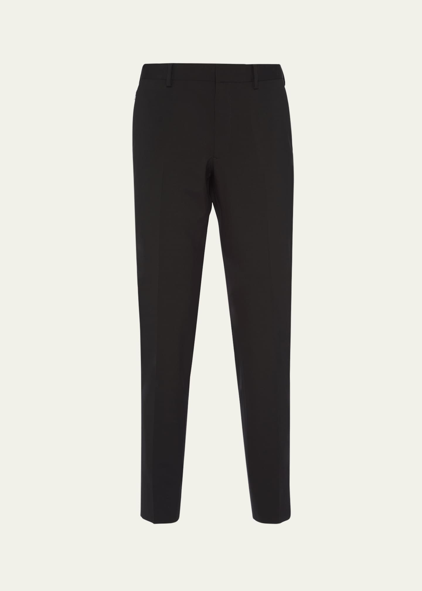 Prada Men's Slim Stretch-Wool Pants Image 1 of 5