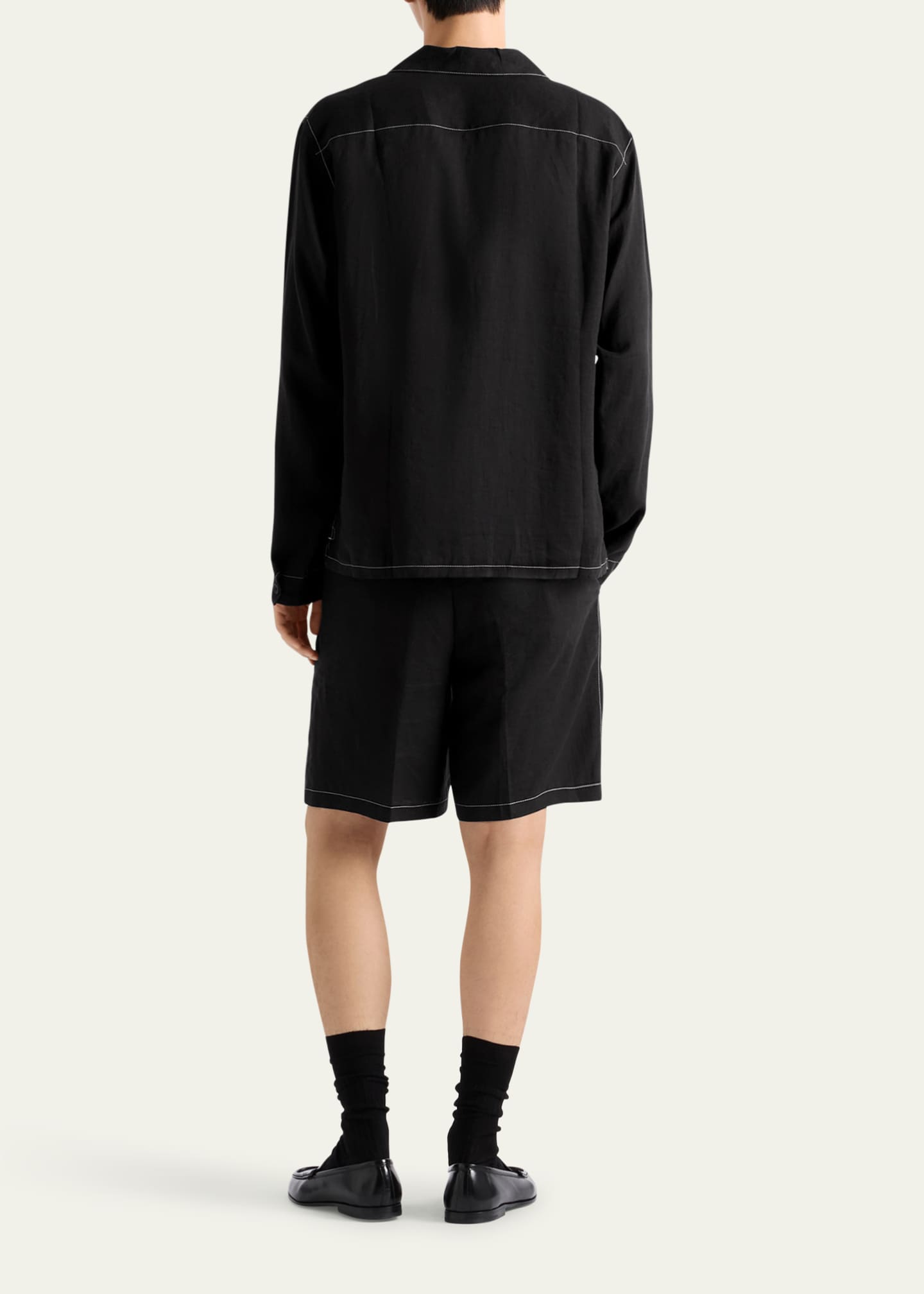 Prada Men's Linen Shirt Image 3 of 3