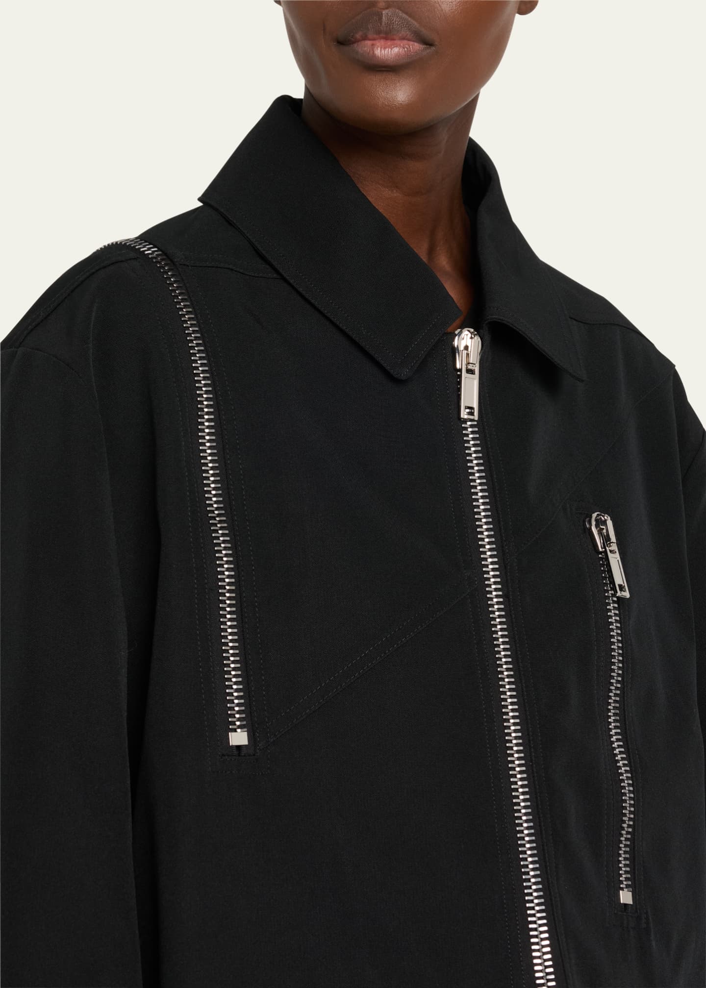 Rick Owens Headon Jumbo Convertible Zip Jacket - Bergdorf