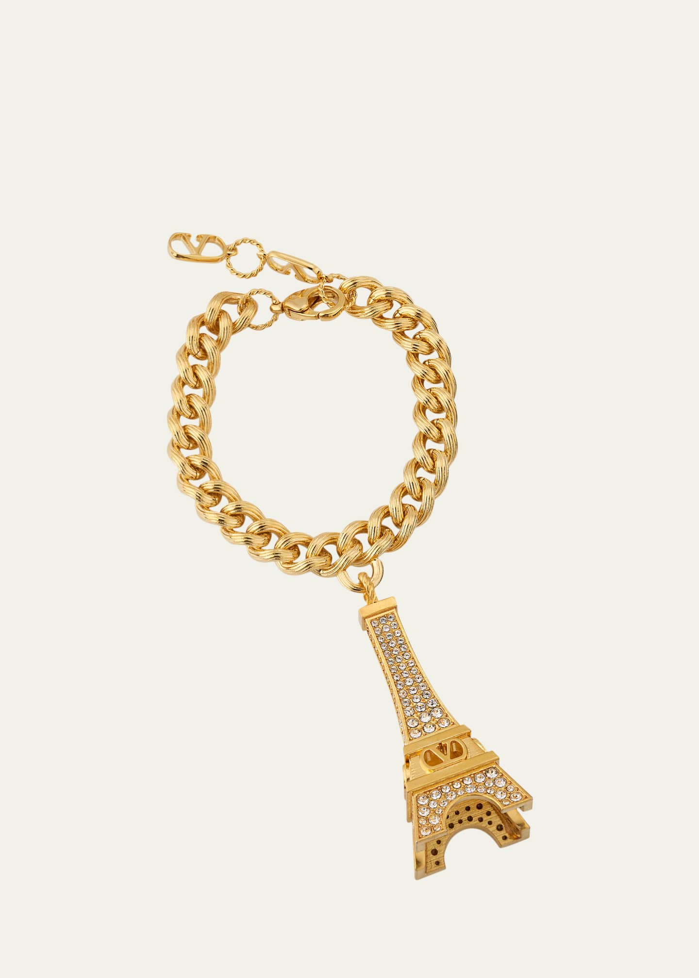 Valentino Garavani Chez Valentino Bracelet with Eiffel Tower