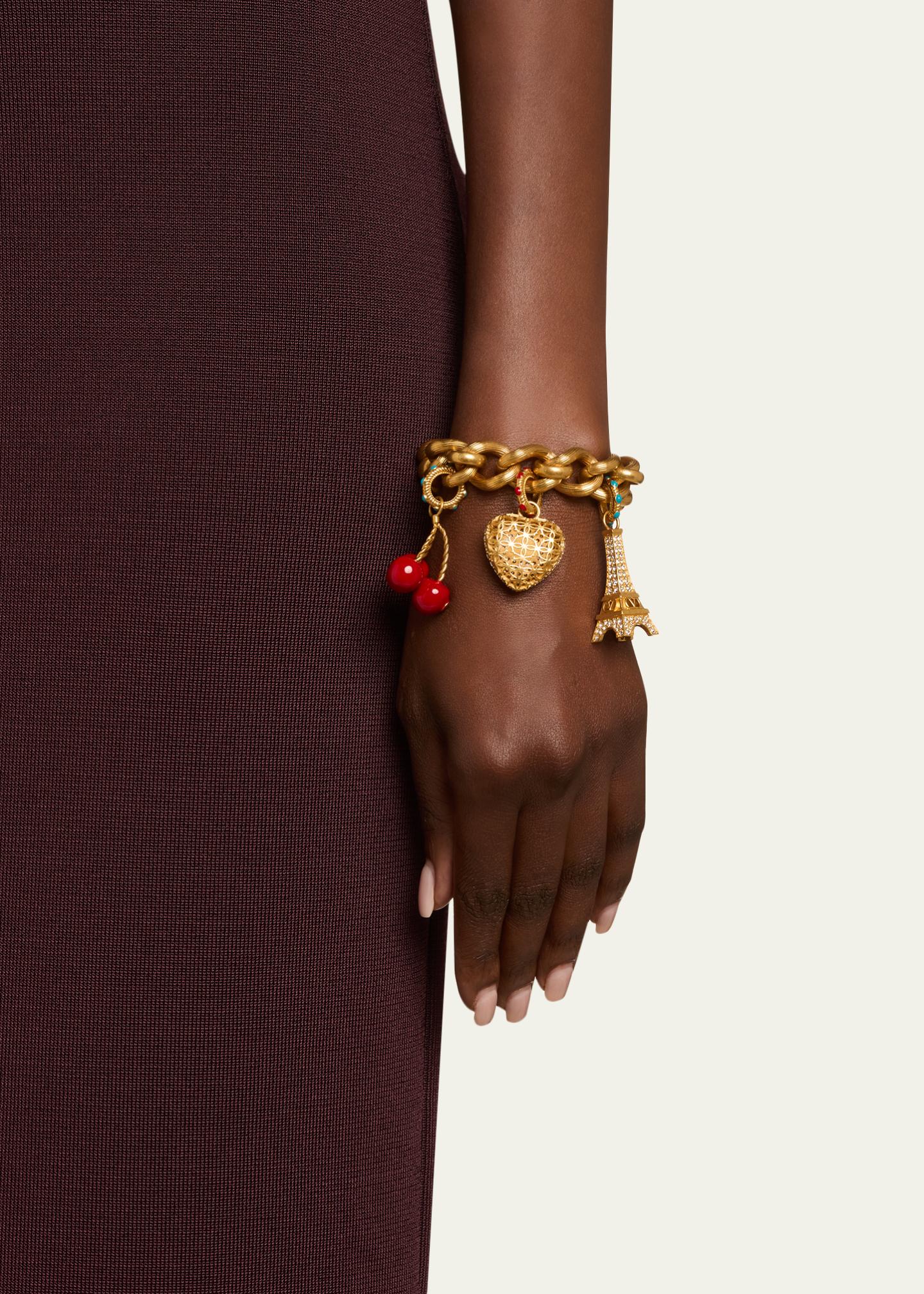 Valentino Garavani Chez Valentino Bracelet in Metal, Enamel and