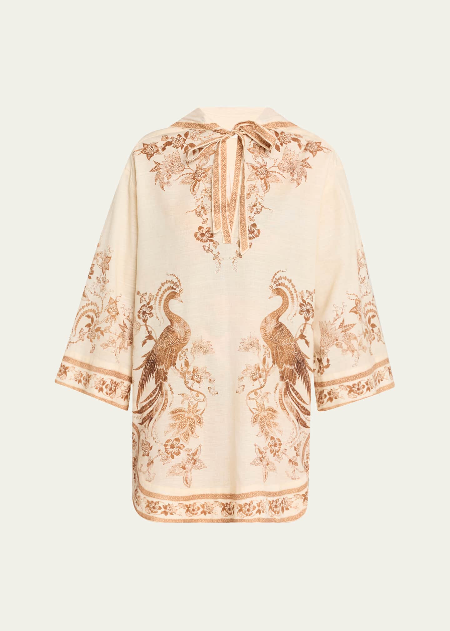 Zimmermann Ascension Tunic Mini Dress Image 1 of 5