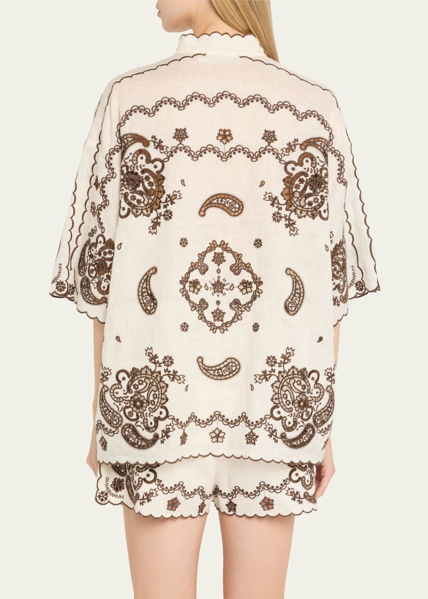 Zimmermann Ascension Embroidered Shirt Image 3 of 5