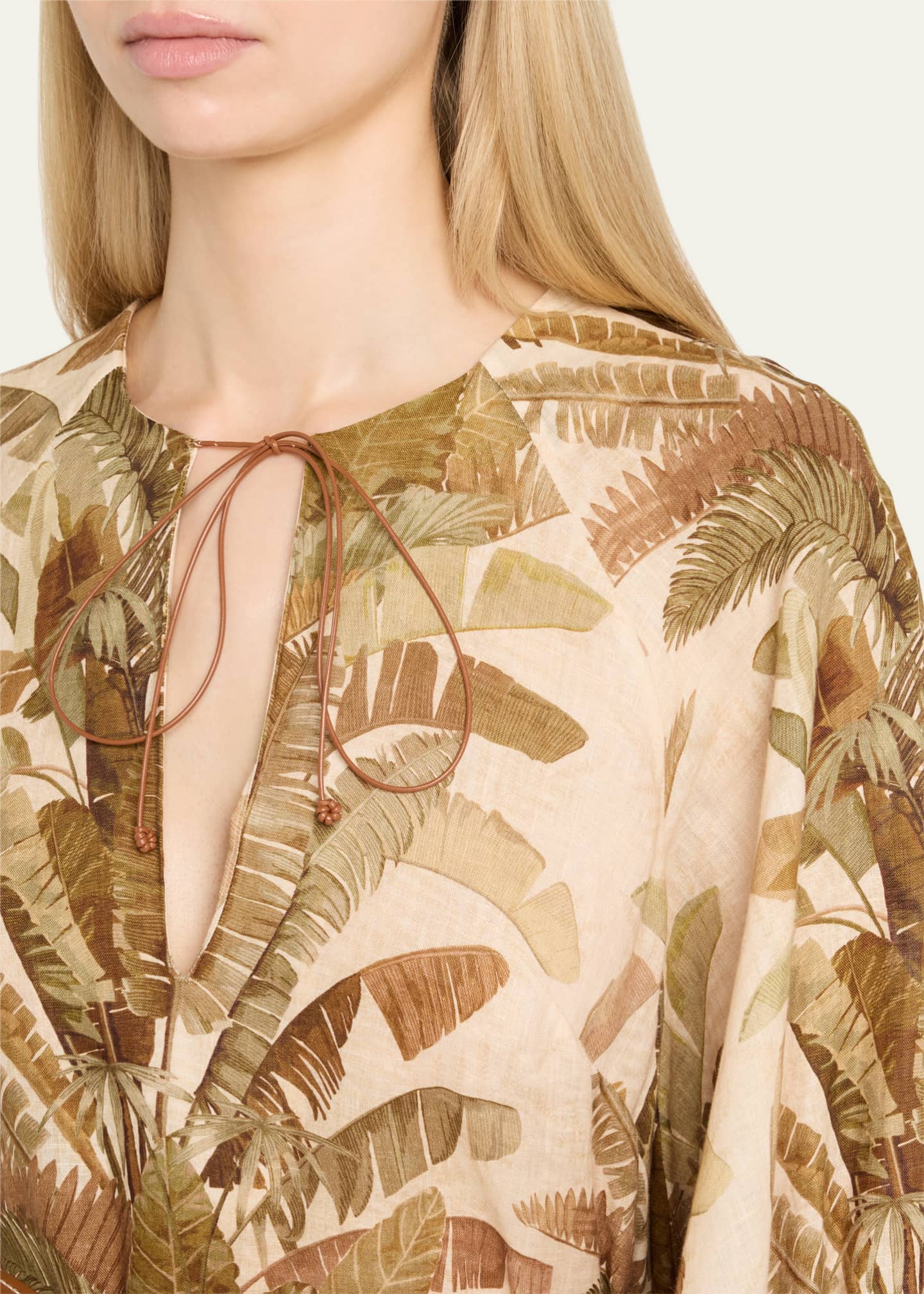 Zimmermann Ascension Belted Midi Dress Image 5 of 5
