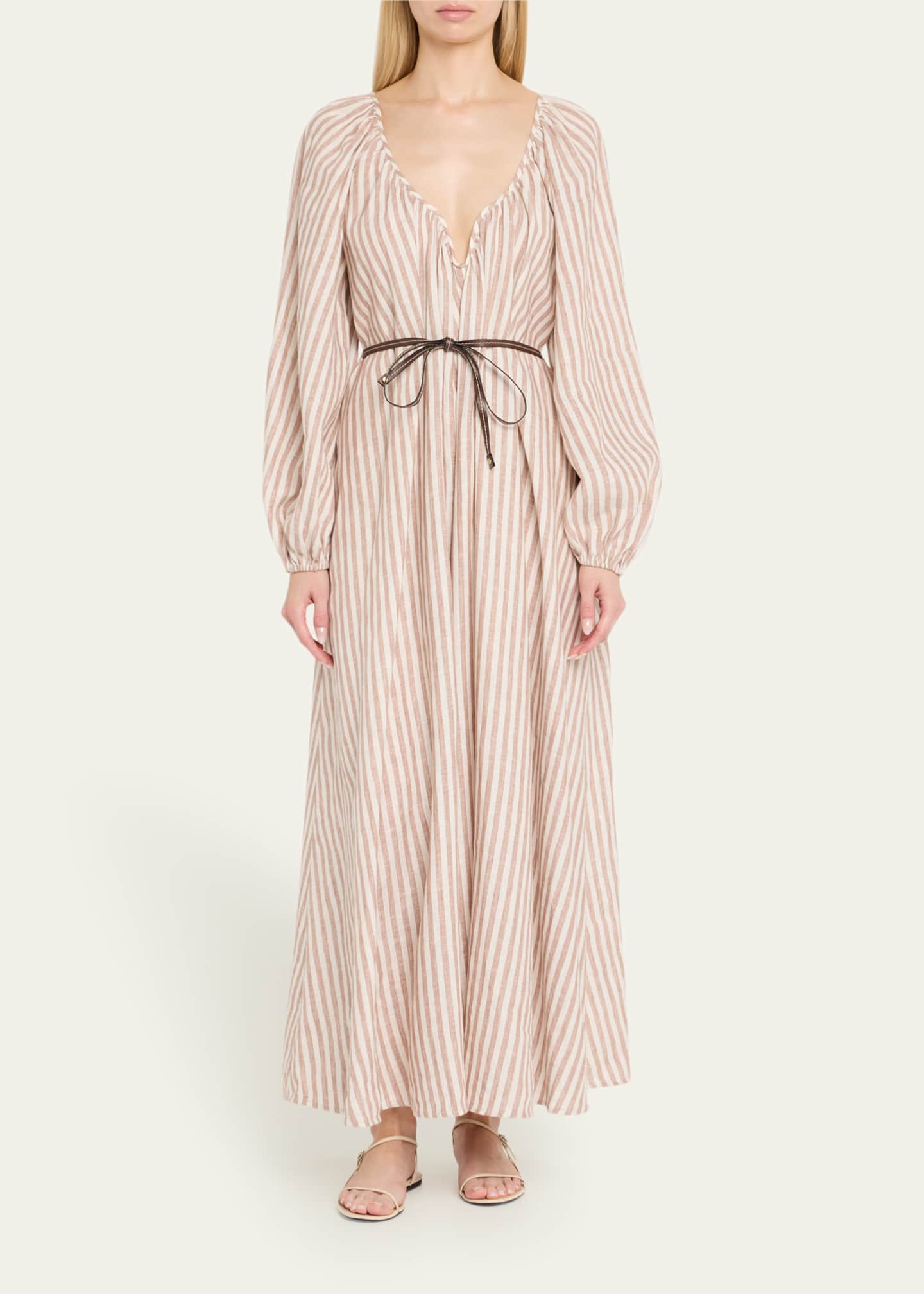 Zimmermann Cascadian Striped Maxi Dress Image 2 of 5