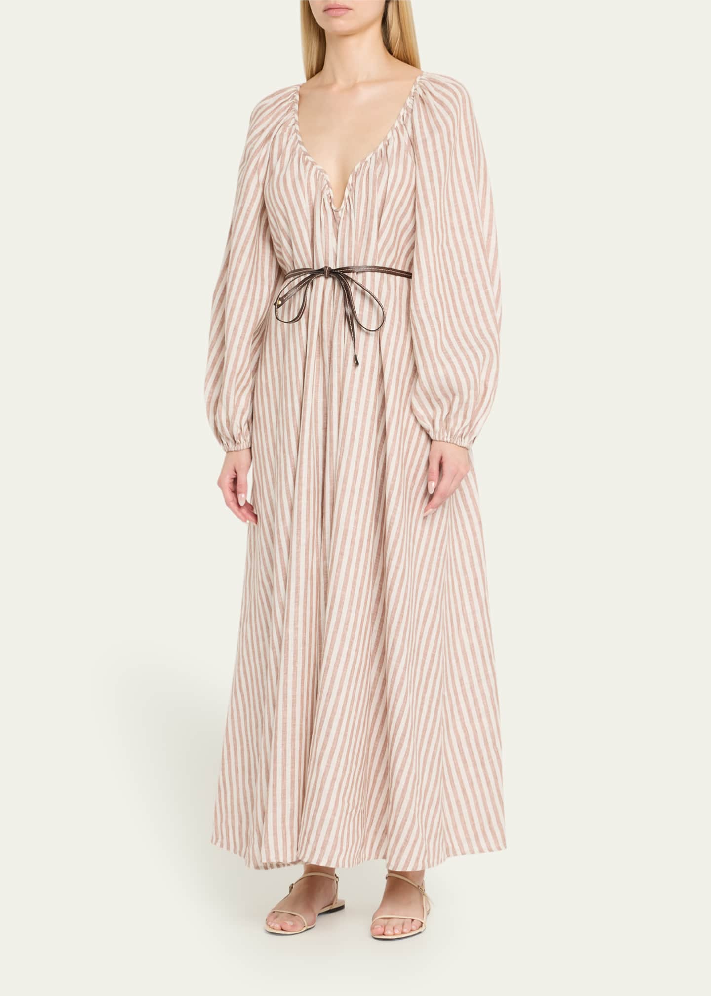 Zimmermann Cascadian Striped Maxi Dress Image 4 of 5