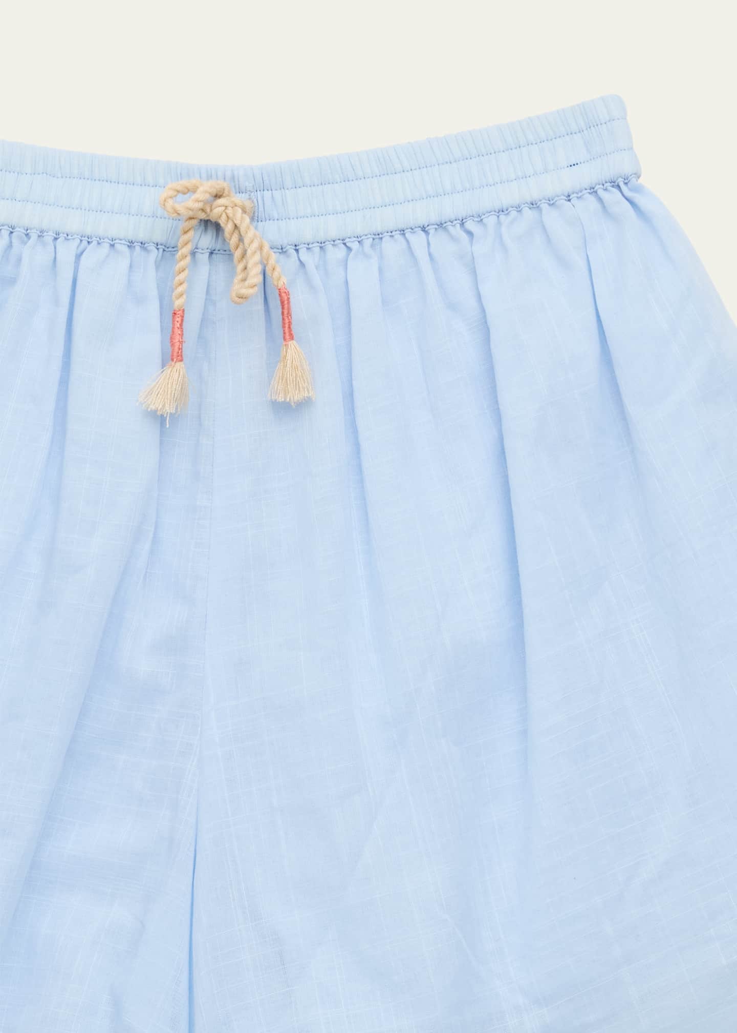 Girl's Cascadian Ric Rac-Trim Shorts, Size 4-12