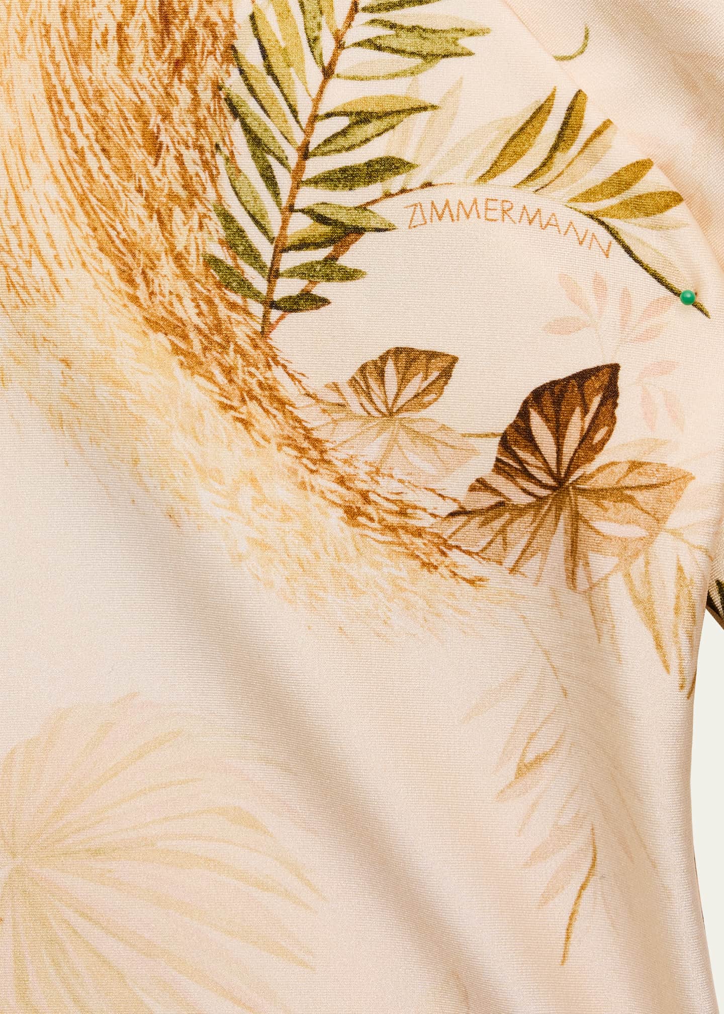 Zimmermann Girl's Rhiannon Frill Rashguard, Size 1-12 Image 3 of 3