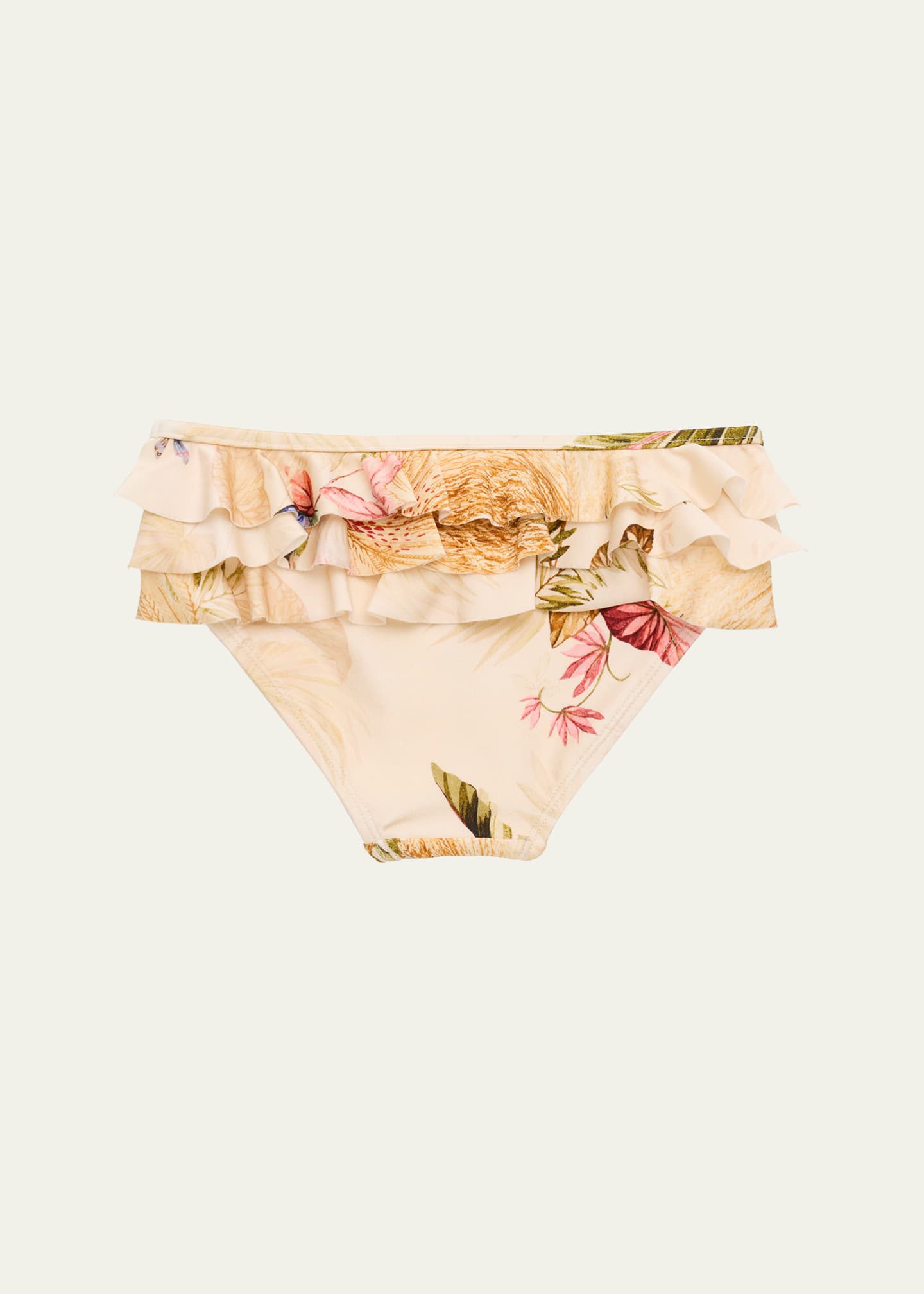 Zimmermann Girl's Rhiannon Kids Bikini Bottoms, Size 1-12 Image 2 of 3