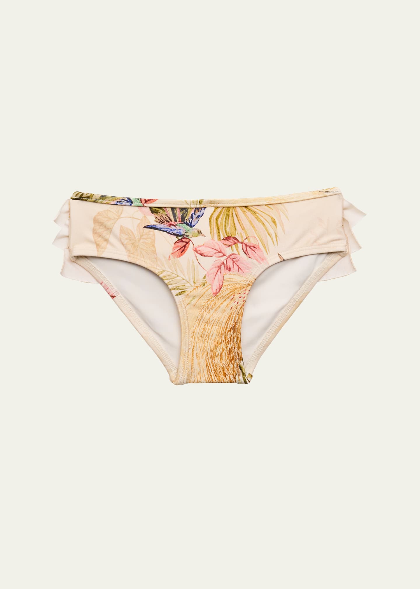 Zimmermann Girl's Rhiannon Kids Bikini Bottoms, Size 1-12 Image 1 of 3