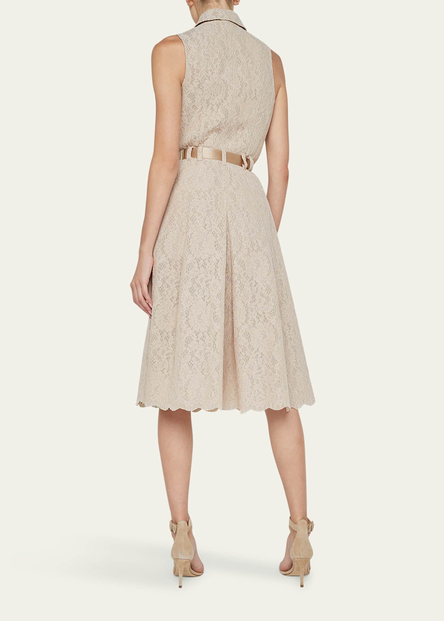 Kylo Belted Lace Shirtdress