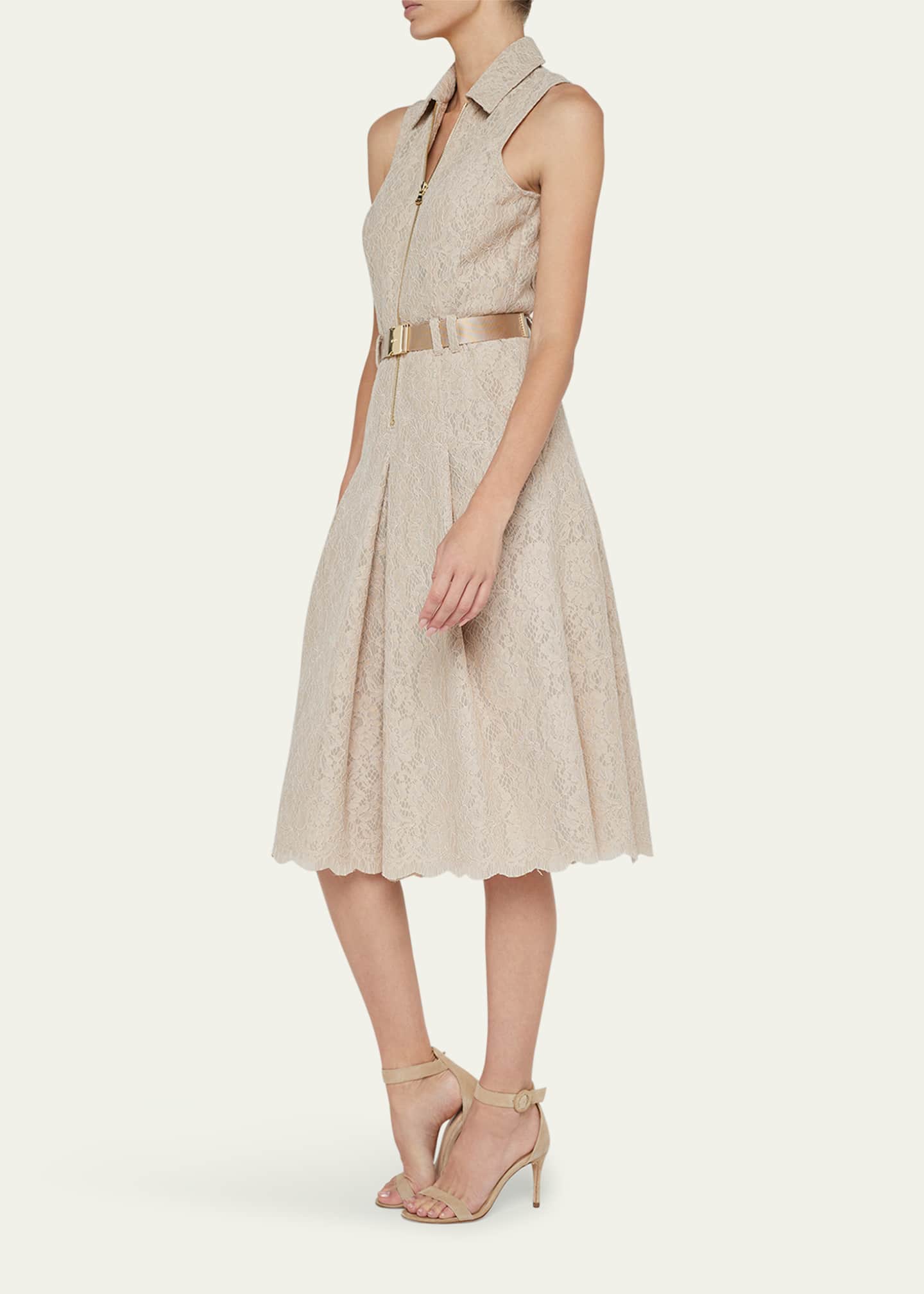 Kylo Belted Lace Shirtdress
