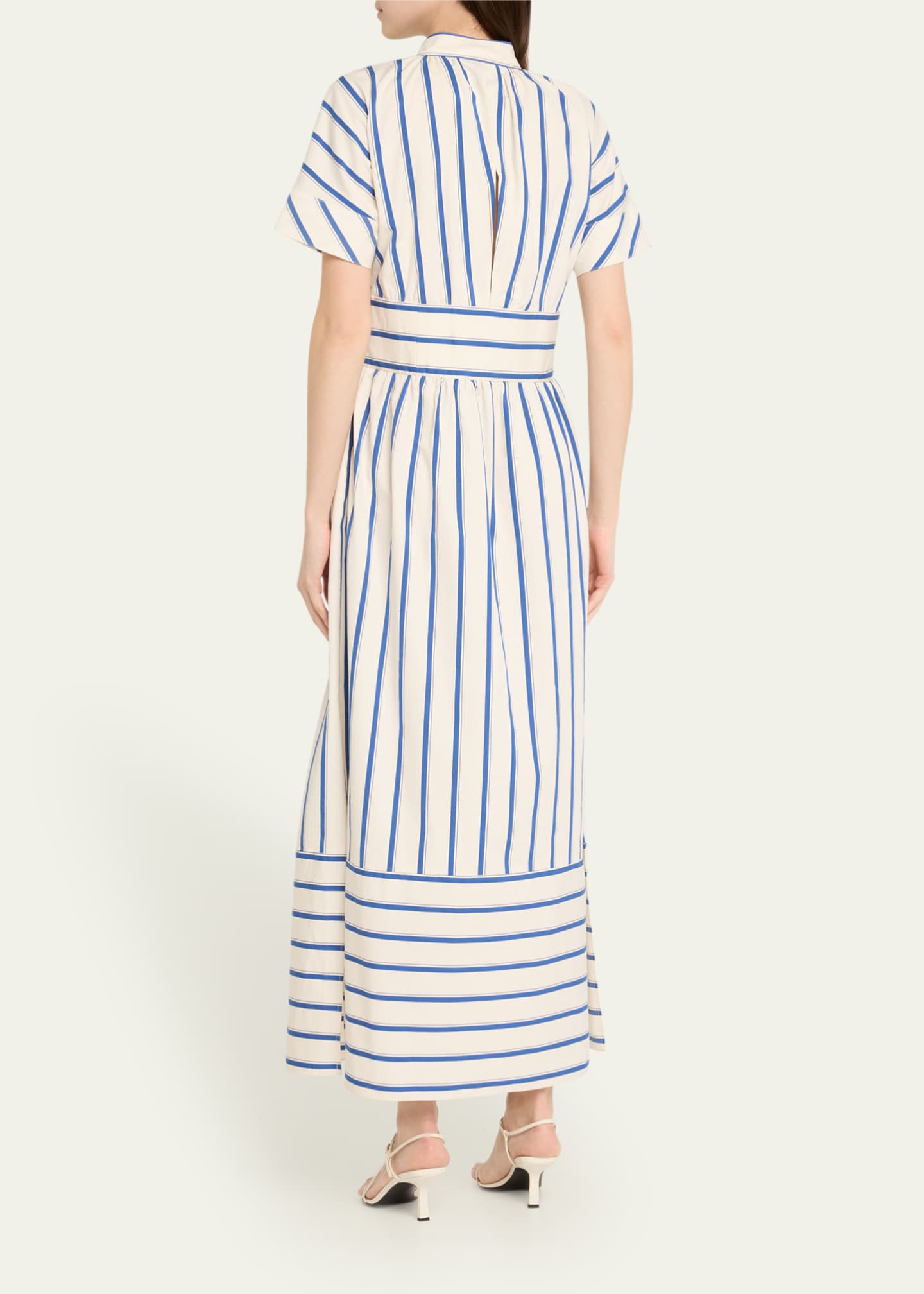 Rosie Assoulin Ask For Directions Striped Shirtdress Image 3 of 5