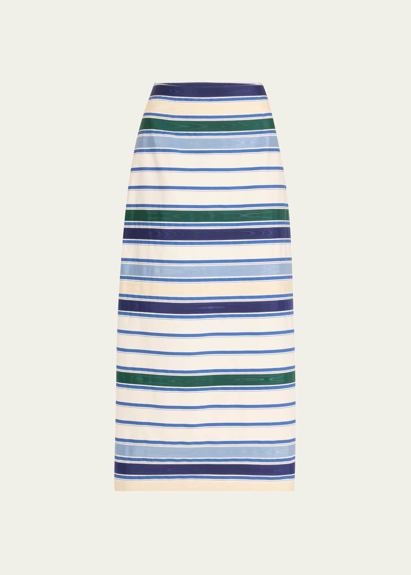 Rosie Assoulin Stripe Ribbon Classic Pencil Skirt Image 1 of 5