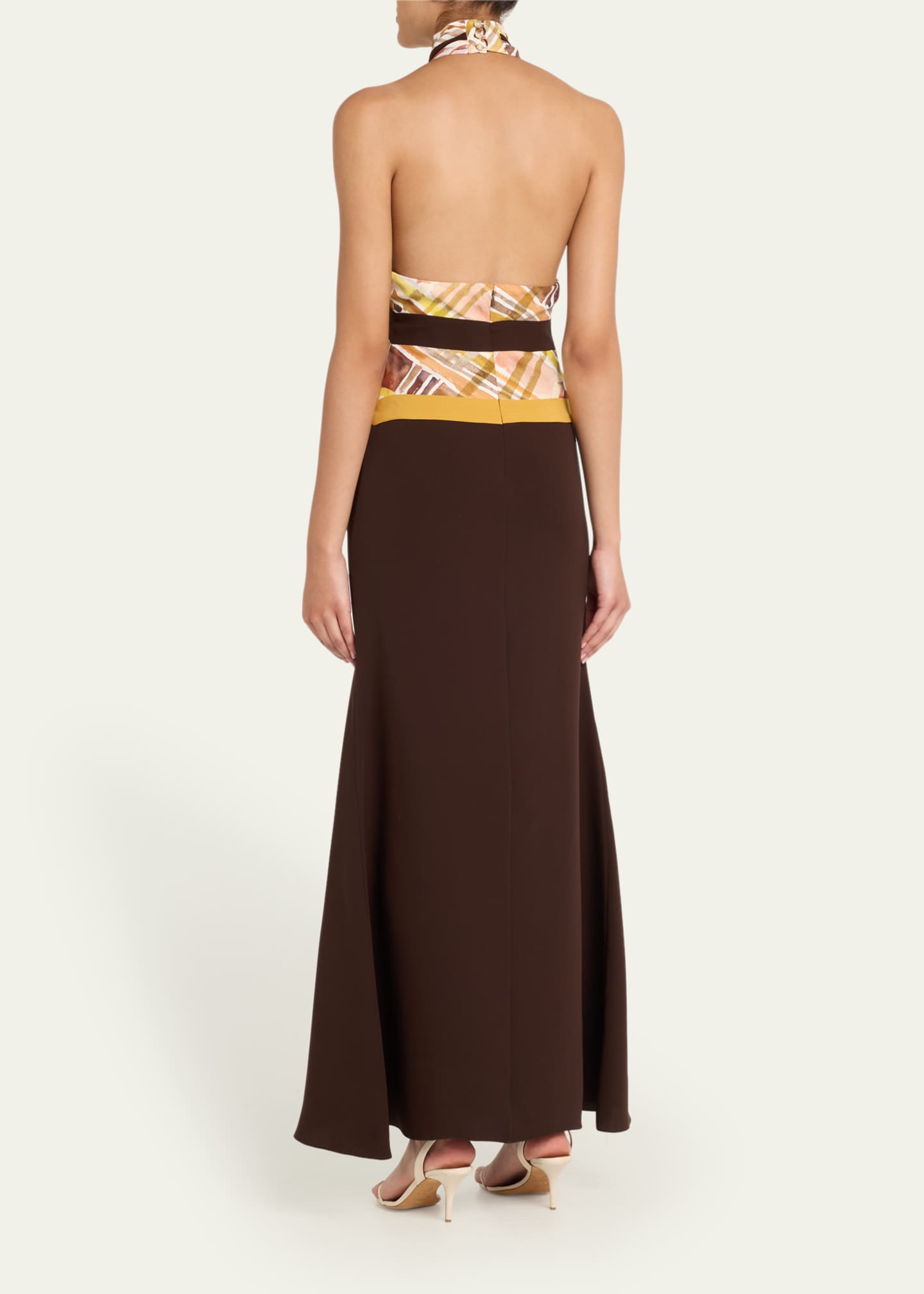 Rosie Assoulin Twisted Halter Dress Image 3 of 5