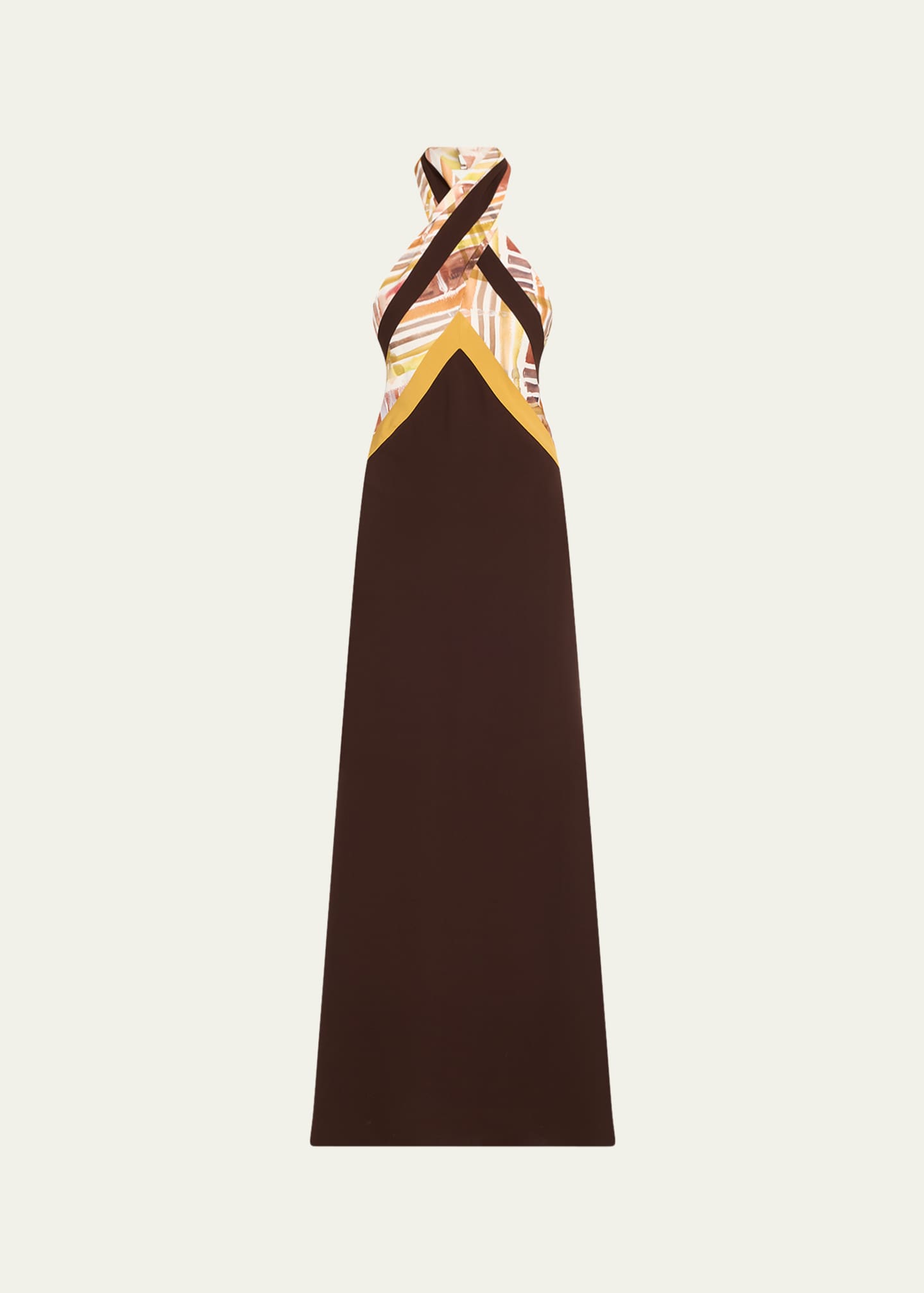 Rosie Assoulin Twisted Halter Dress Image 1 of 5