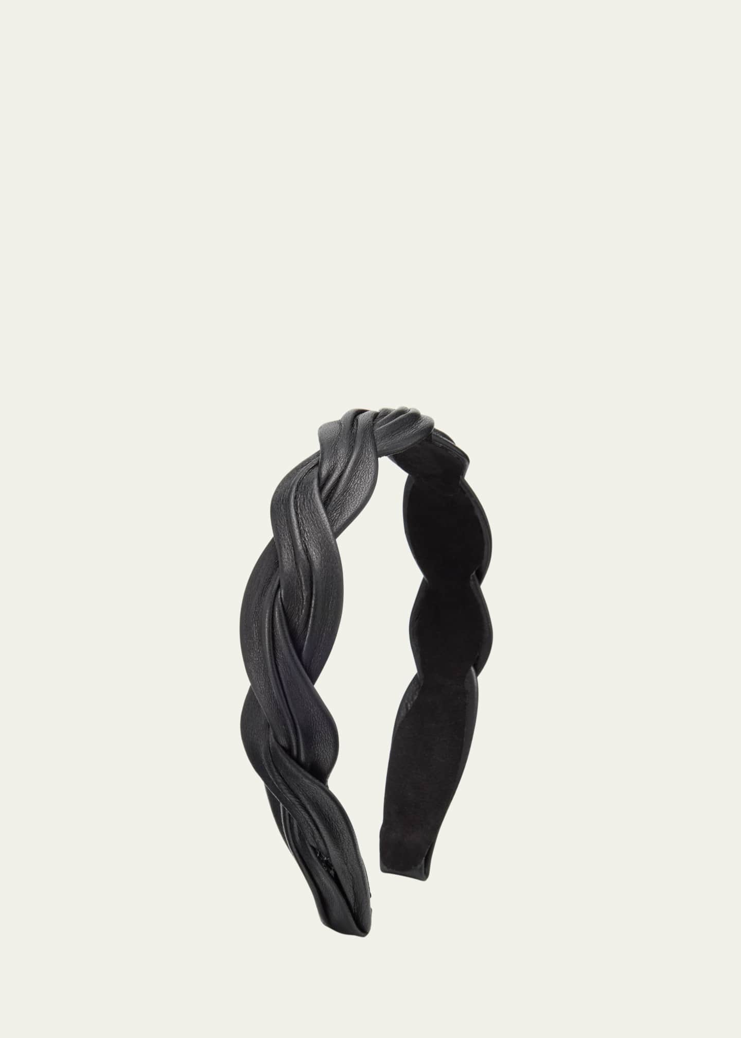 Natasha Accessories Limited Leather Wave Headband