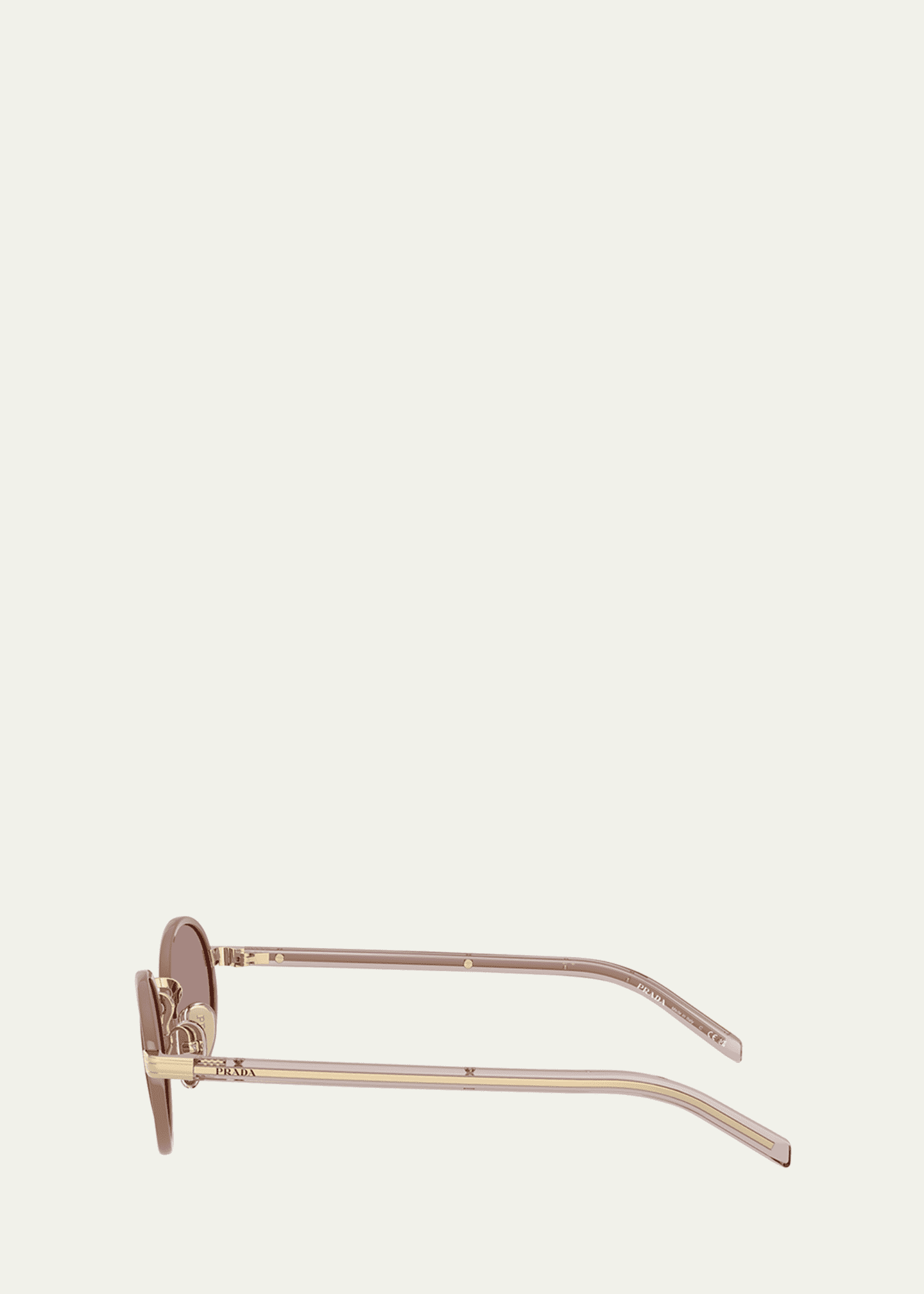 Prada PR B56S Oval Steel Sunglasses Image 3 of 3