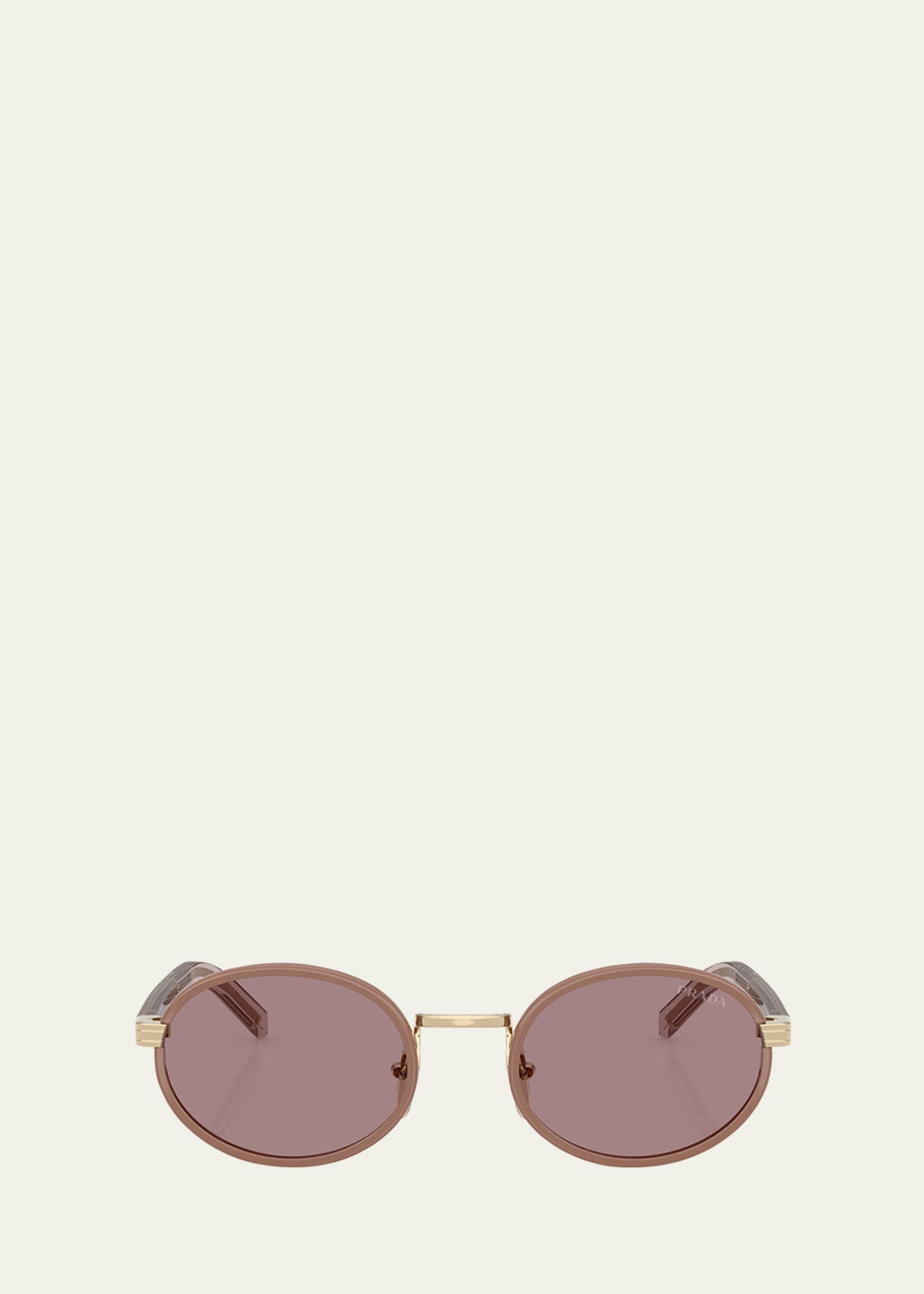 Prada PR B56S Oval Steel Sunglasses Image 1 of 3