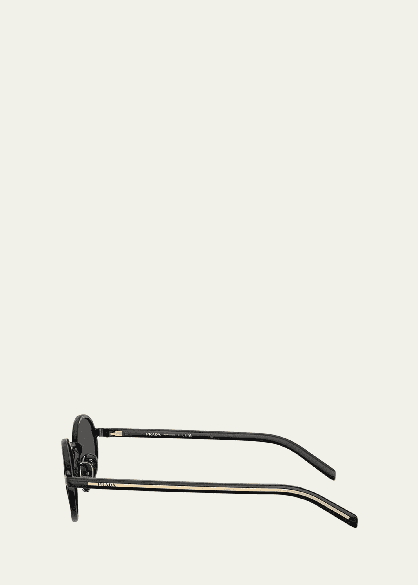 Prada PR B56S Oval Steel Sunglasses Image 3 of 3