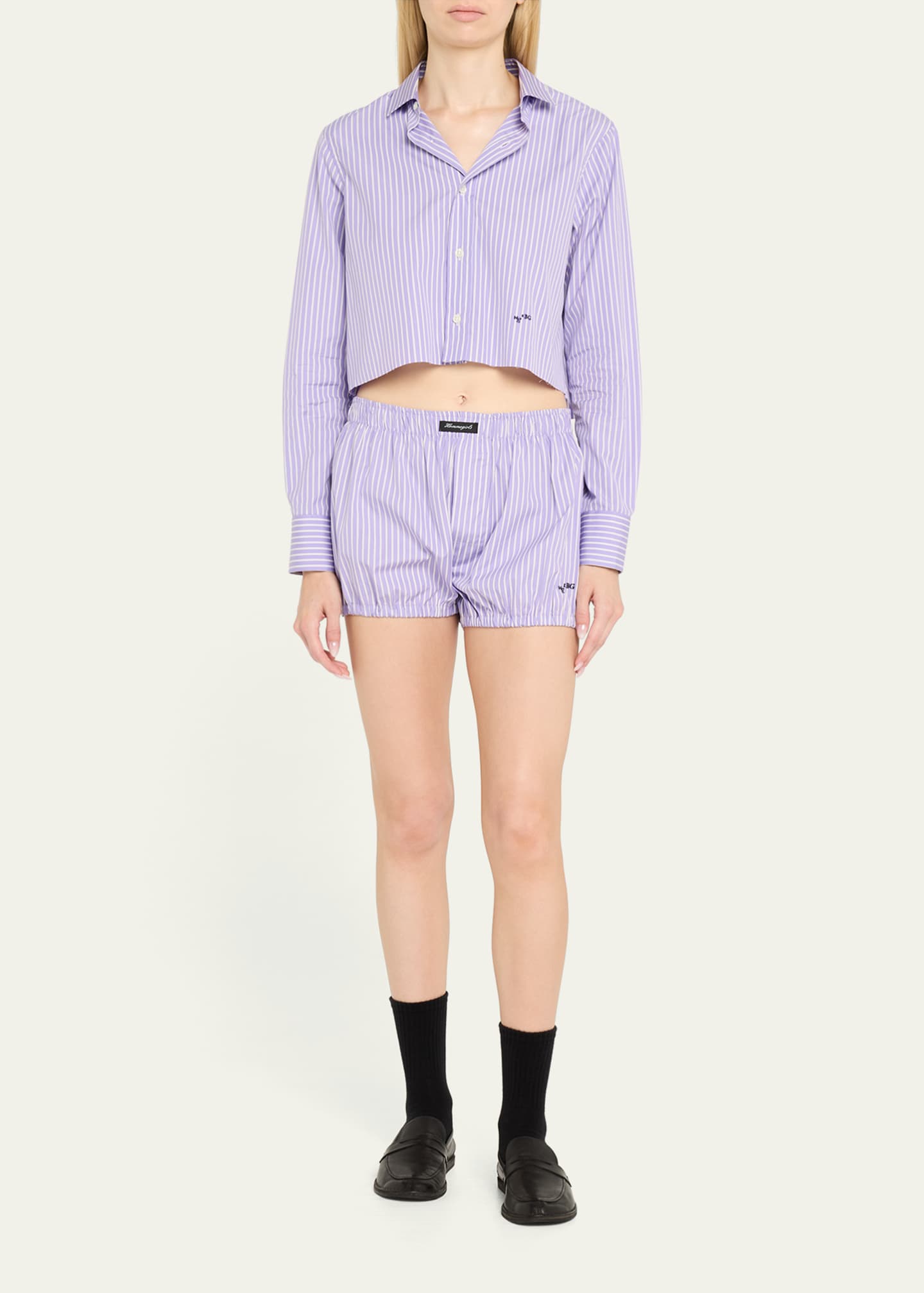 HOMMEGIRLS Stripe Cotton Bloomers Image 2 of 5