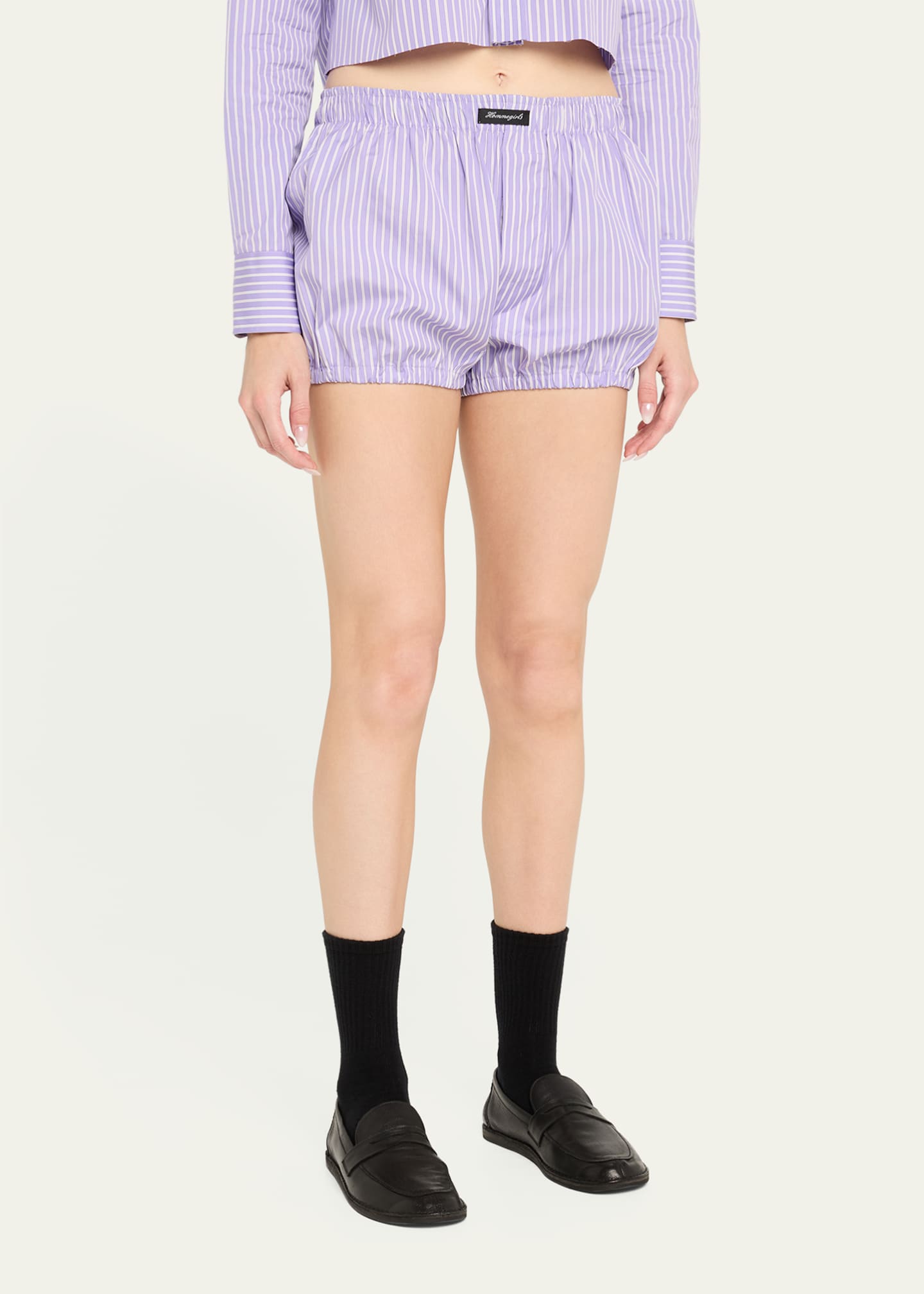 HOMMEGIRLS Stripe Cotton Bloomers Image 4 of 5