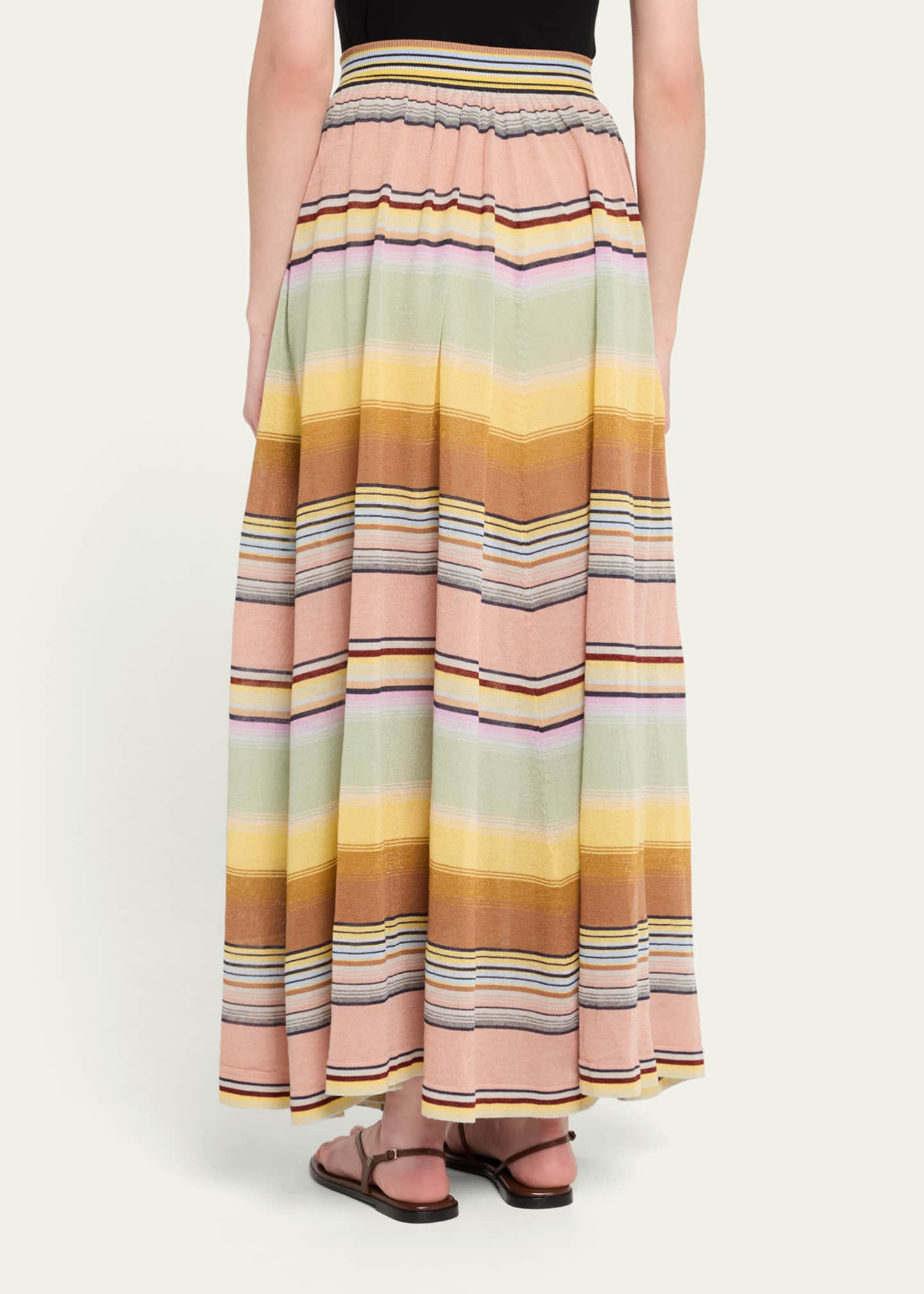 Zimmermann Coco Stripe Circle Skirt - Bergdorf Goodman