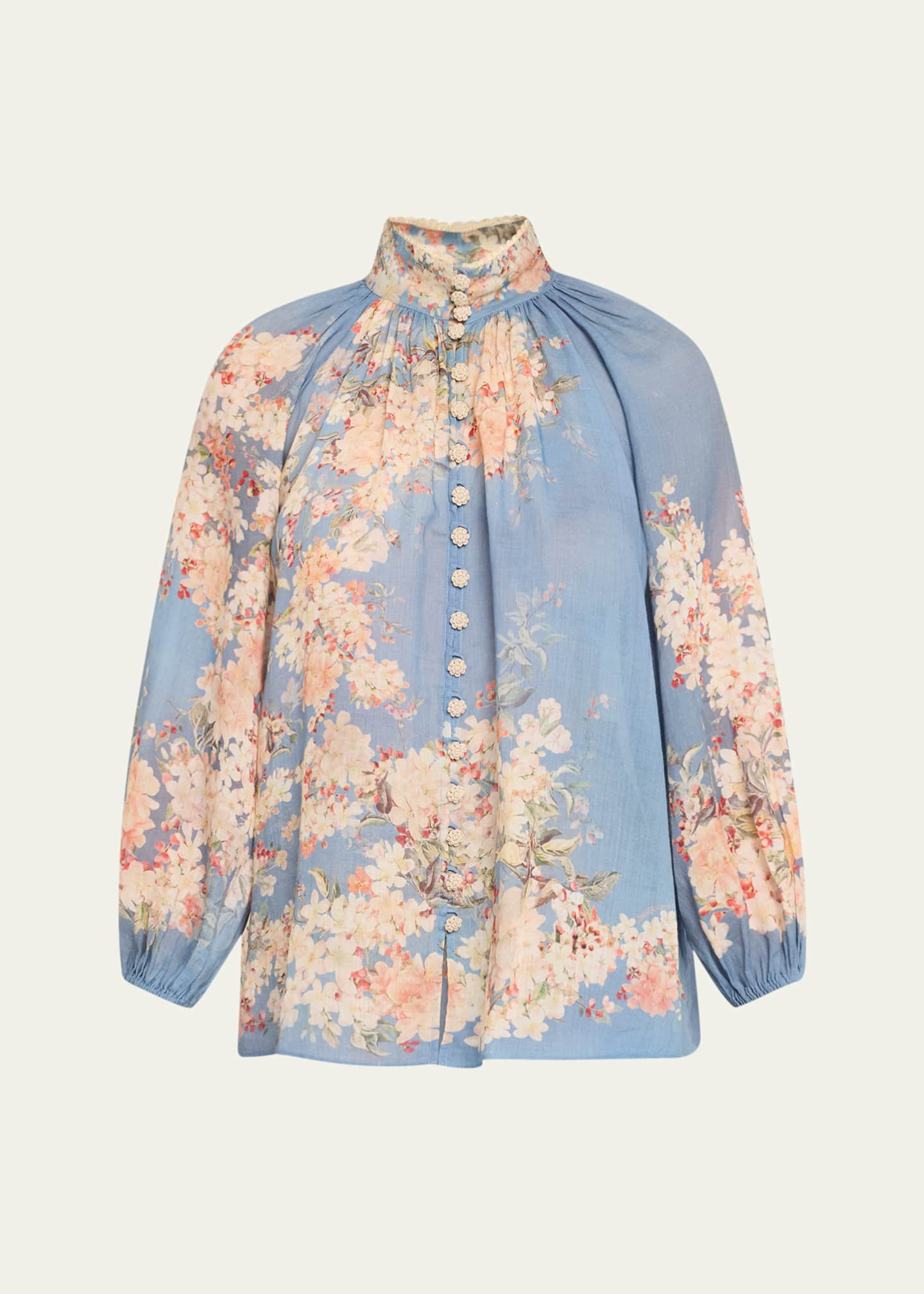 Zimmermann Cascadian Floral Billow Blouse Image 1 of 5