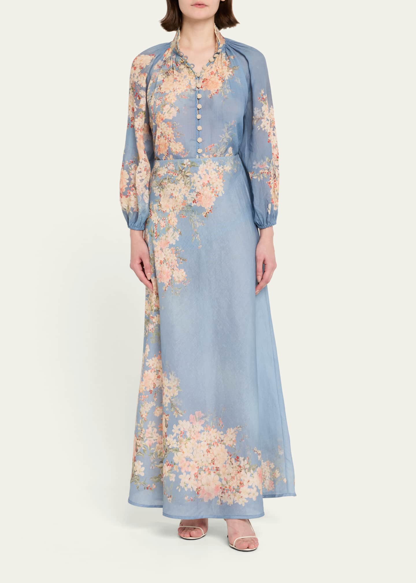 Zimmermann Cascadian Floral Bias Skirt Image 2 of 5