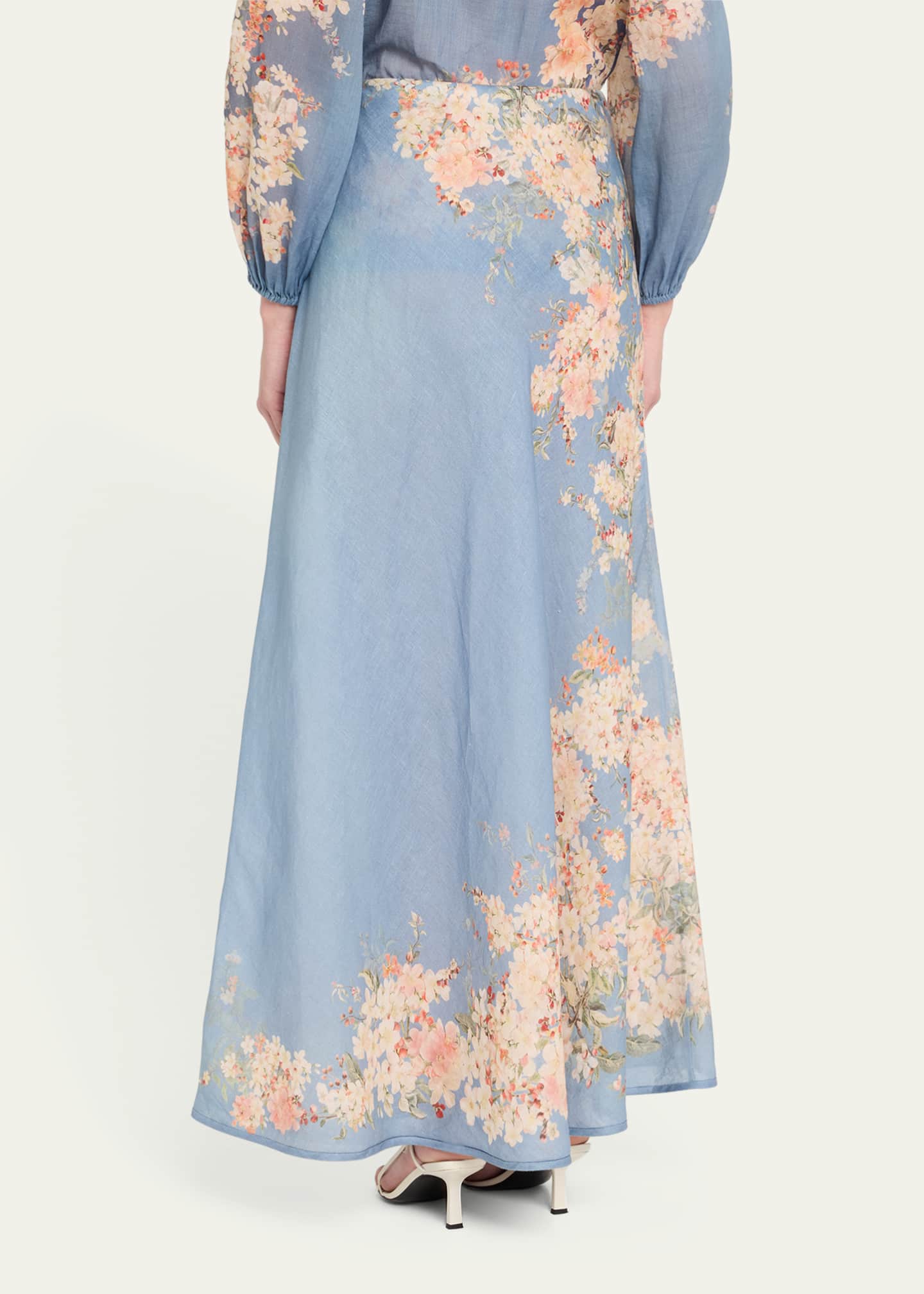 Zimmermann Cascadian Floral Bias Skirt Image 3 of 5