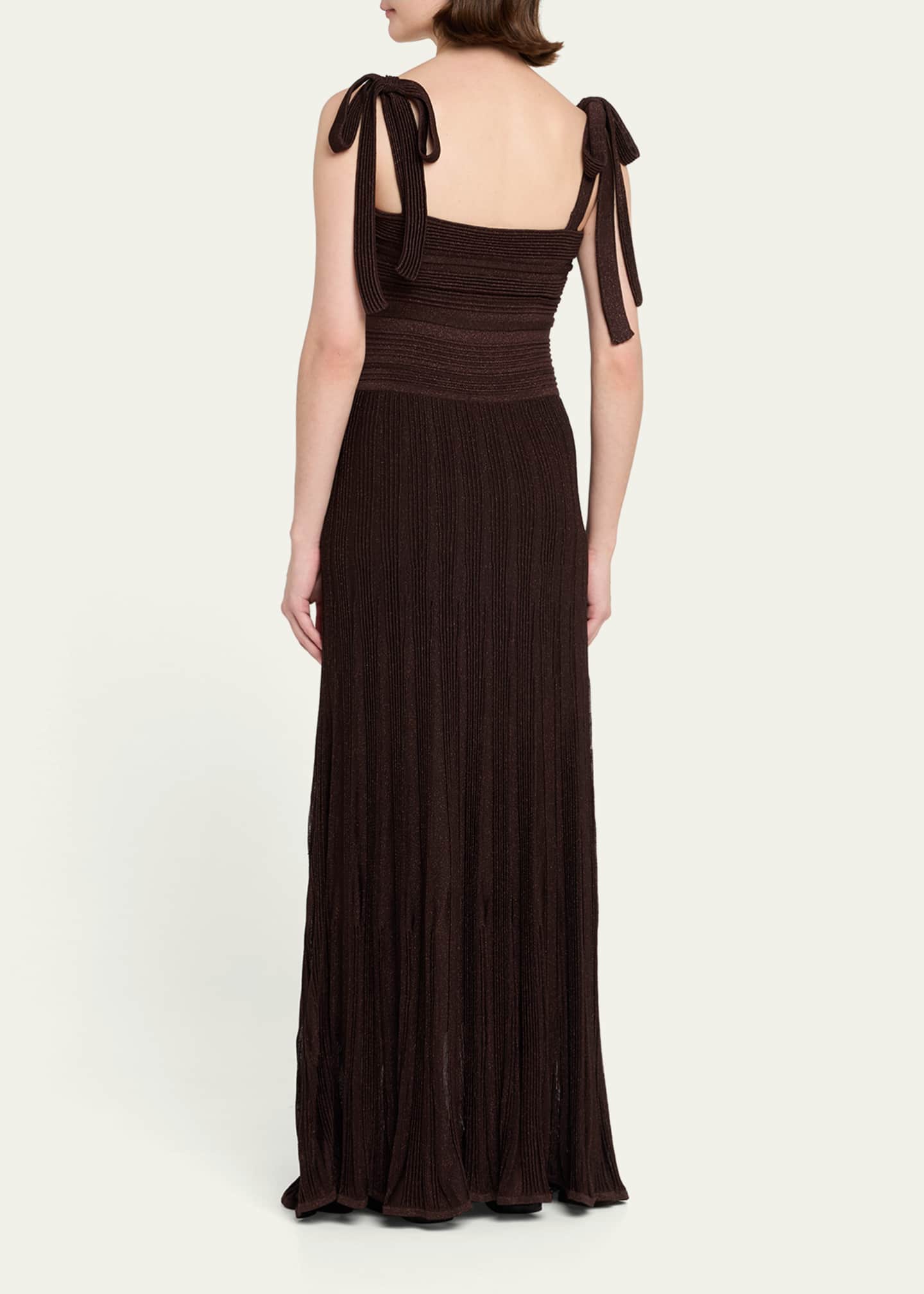 Zimmermann Lucky Metallic Tie Dress Image 3 of 5