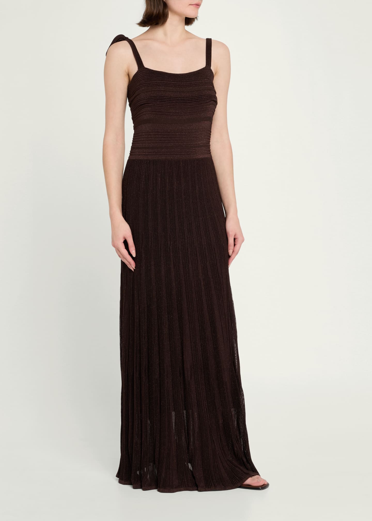 Zimmermann Lucky Metallic Tie Dress Image 4 of 5