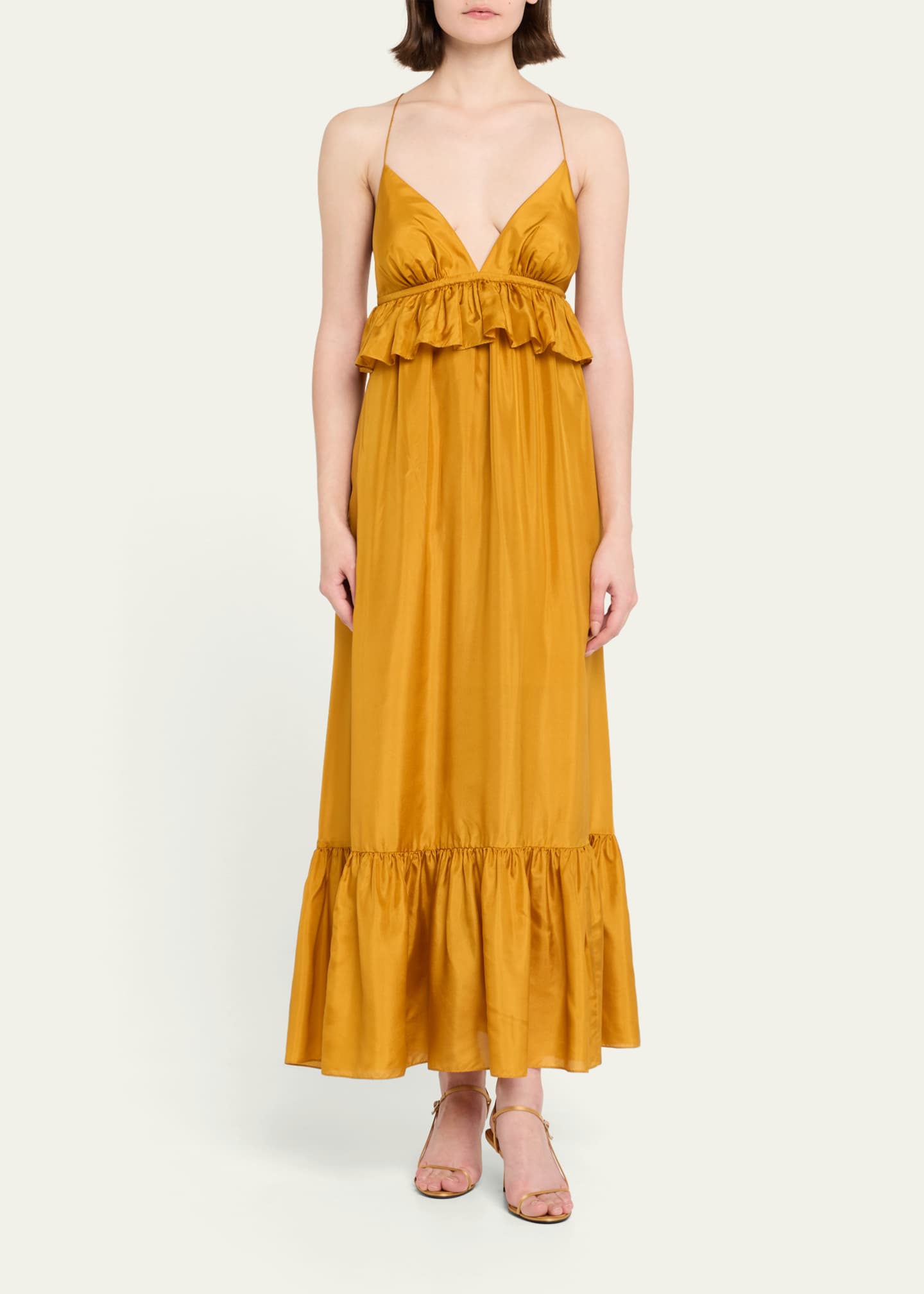 Zimmermann Rhiannon Ruffle Maxi Dress Image 2 of 5