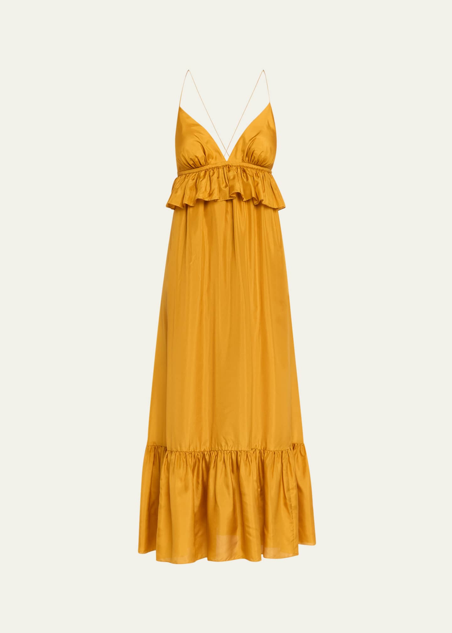 Zimmermann Rhiannon Ruffle Maxi Dress Image 1 of 5