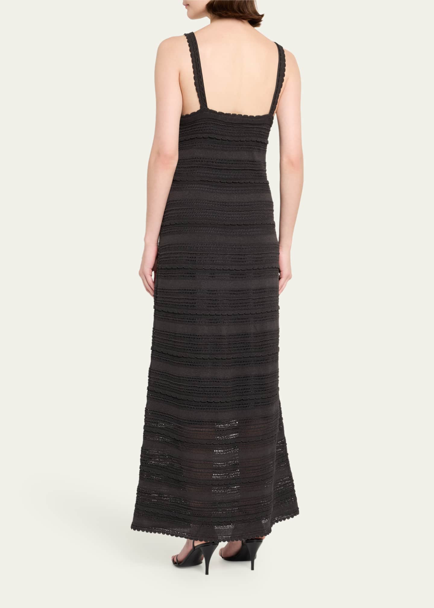 Zimmermann Lucky Sleeveless Lace Knit Dress Image 3 of 5