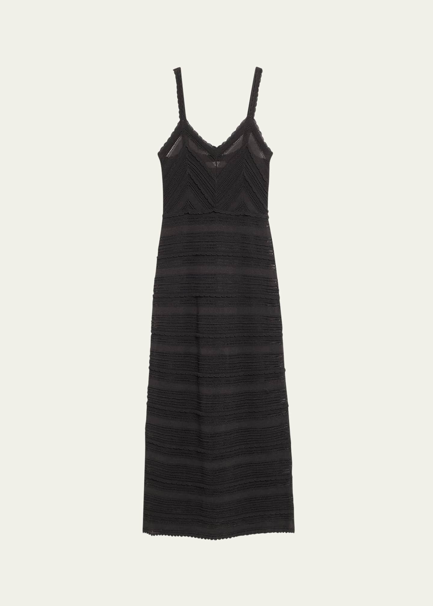 Zimmermann Lucky Sleeveless Lace Knit Dress Image 1 of 5