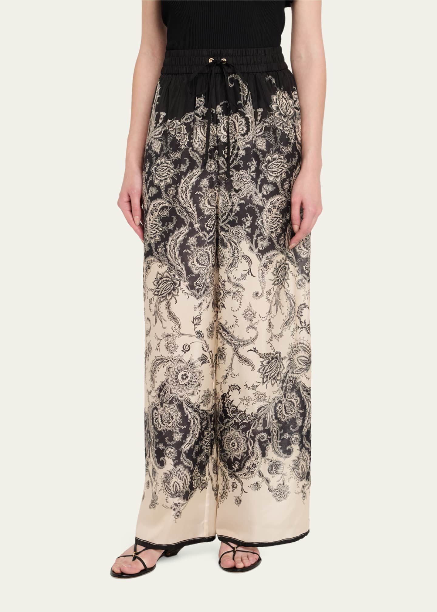 Zimmermann Rhiannon Relaxed Silk Pants Image 4 of 5