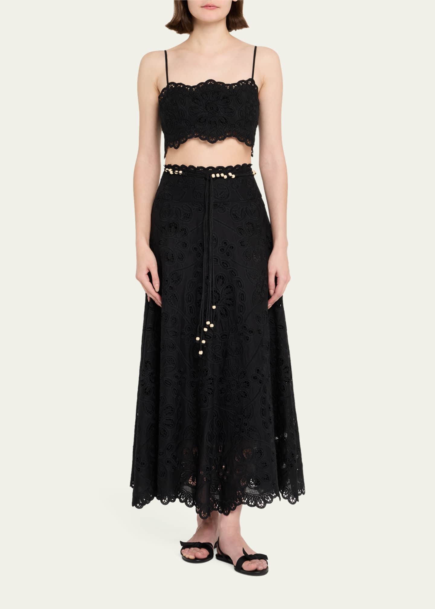 Zimmermann Rhiannon Embroidered Tie Bodice Image 2 of 5
