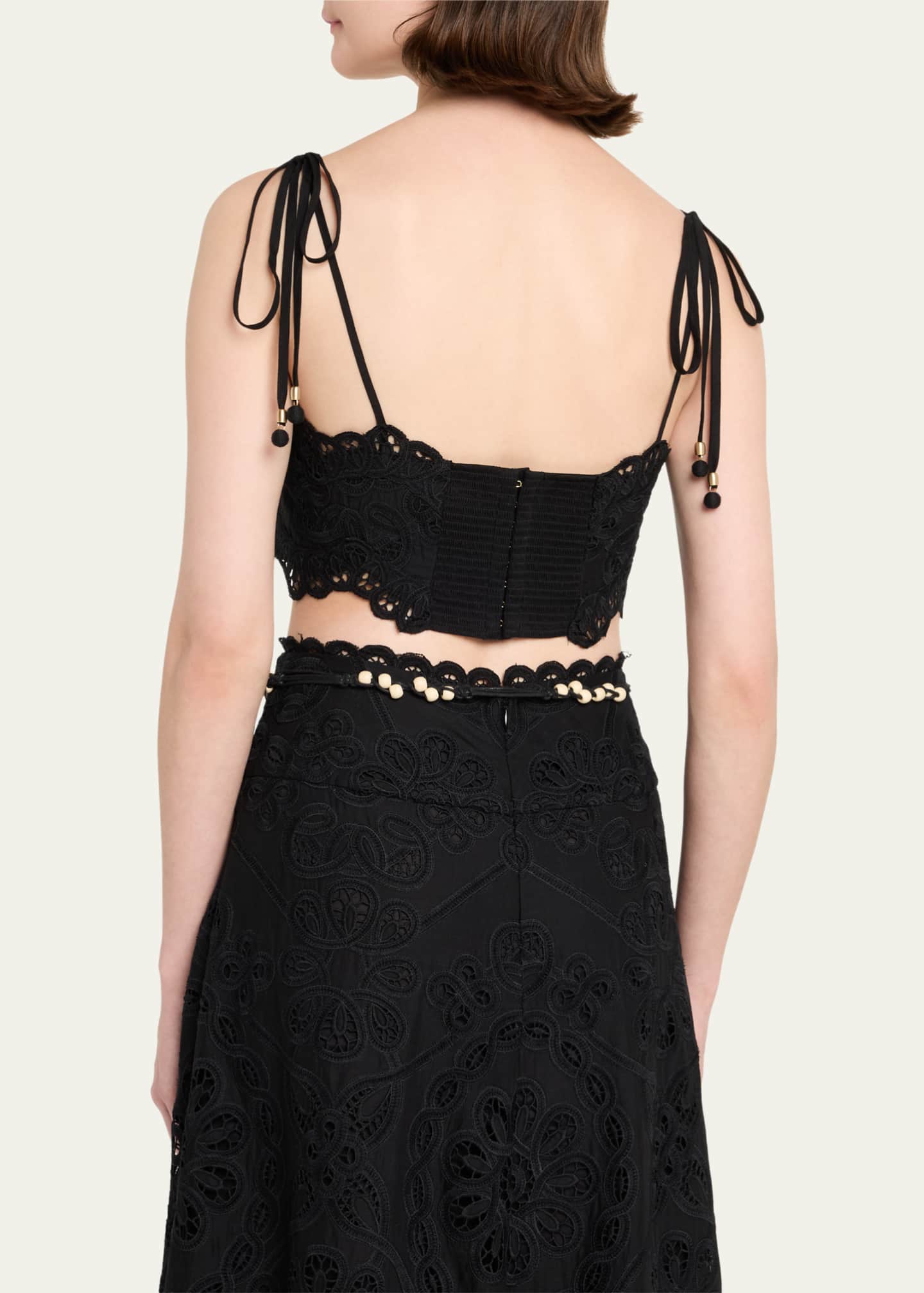 Zimmermann Rhiannon Embroidered Tie Bodice Image 3 of 5