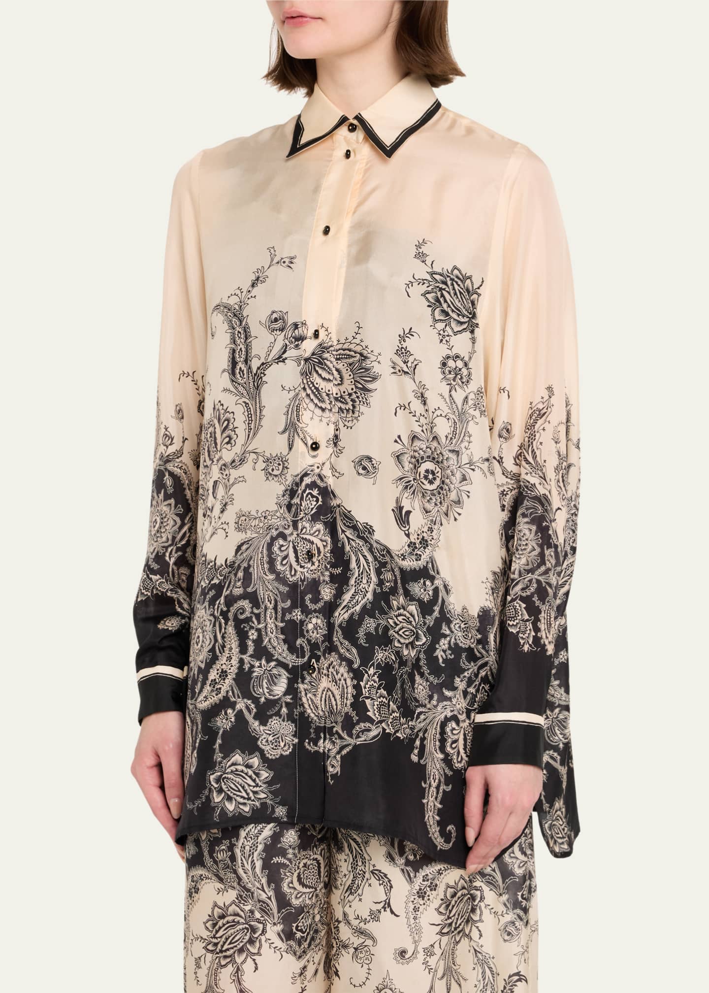 Zimmermann Rhiannon Relaxed Silk Shirt Image 4 of 5