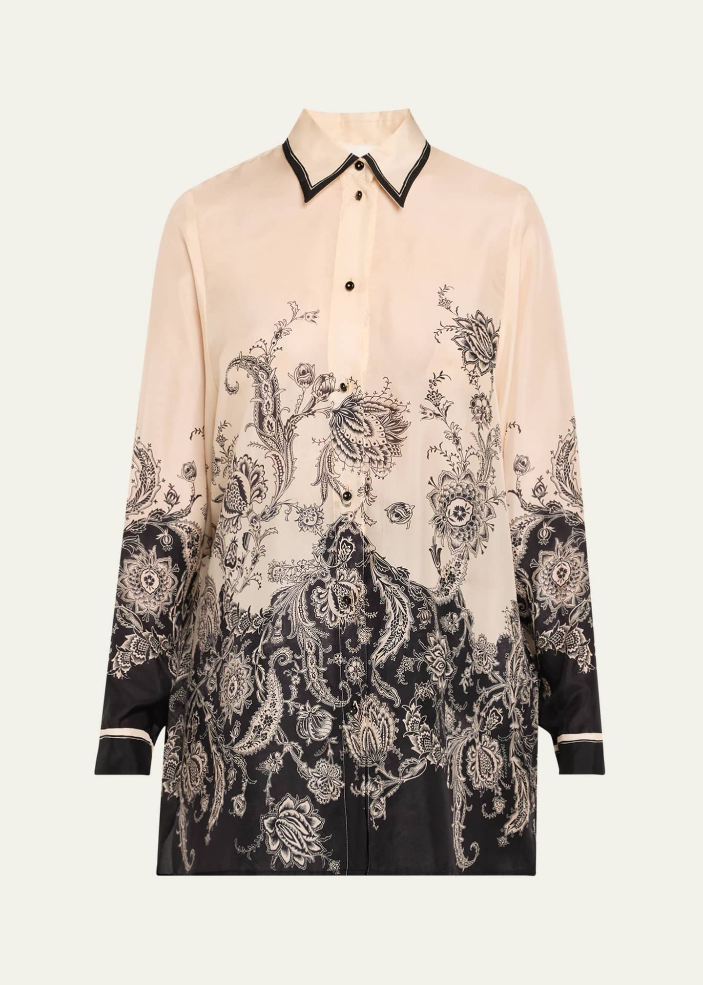 Zimmermann Rhiannon Relaxed Silk Shirt Image 1 of 5