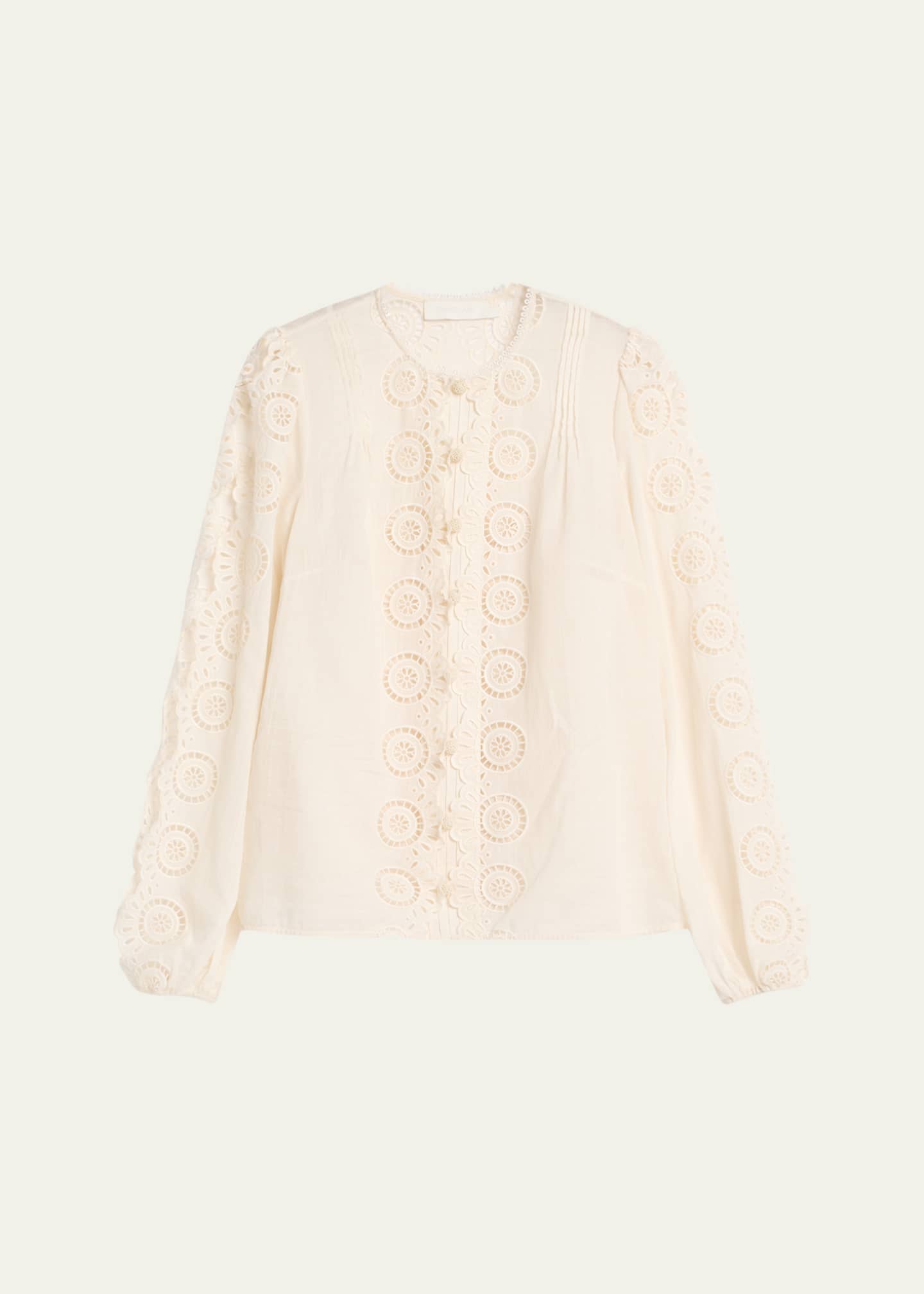 Zimmermann Lucky Embroidered Blouse Image 1 of 5
