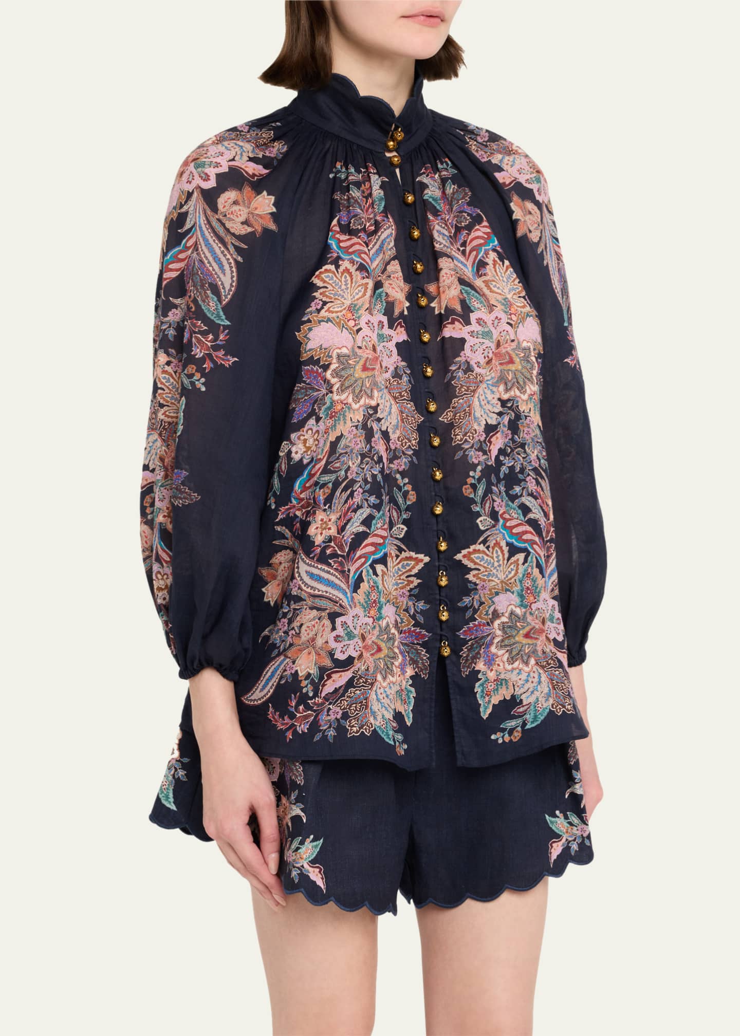 Zimmermann Rhiannon Billow Blouse Image 4 of 5