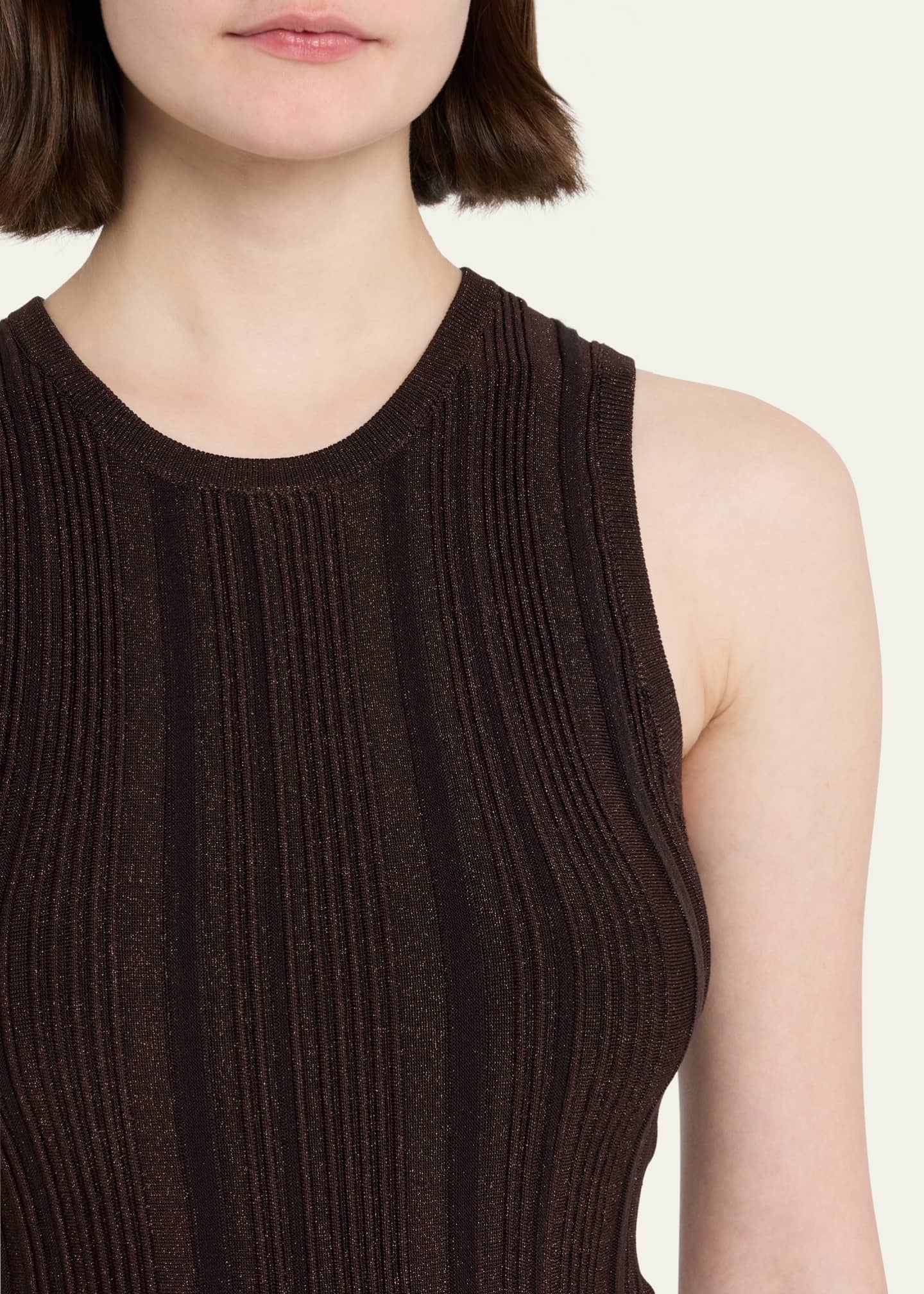 Zimmermann Lucky Metallic Racer Tank Top Image 5 of 5