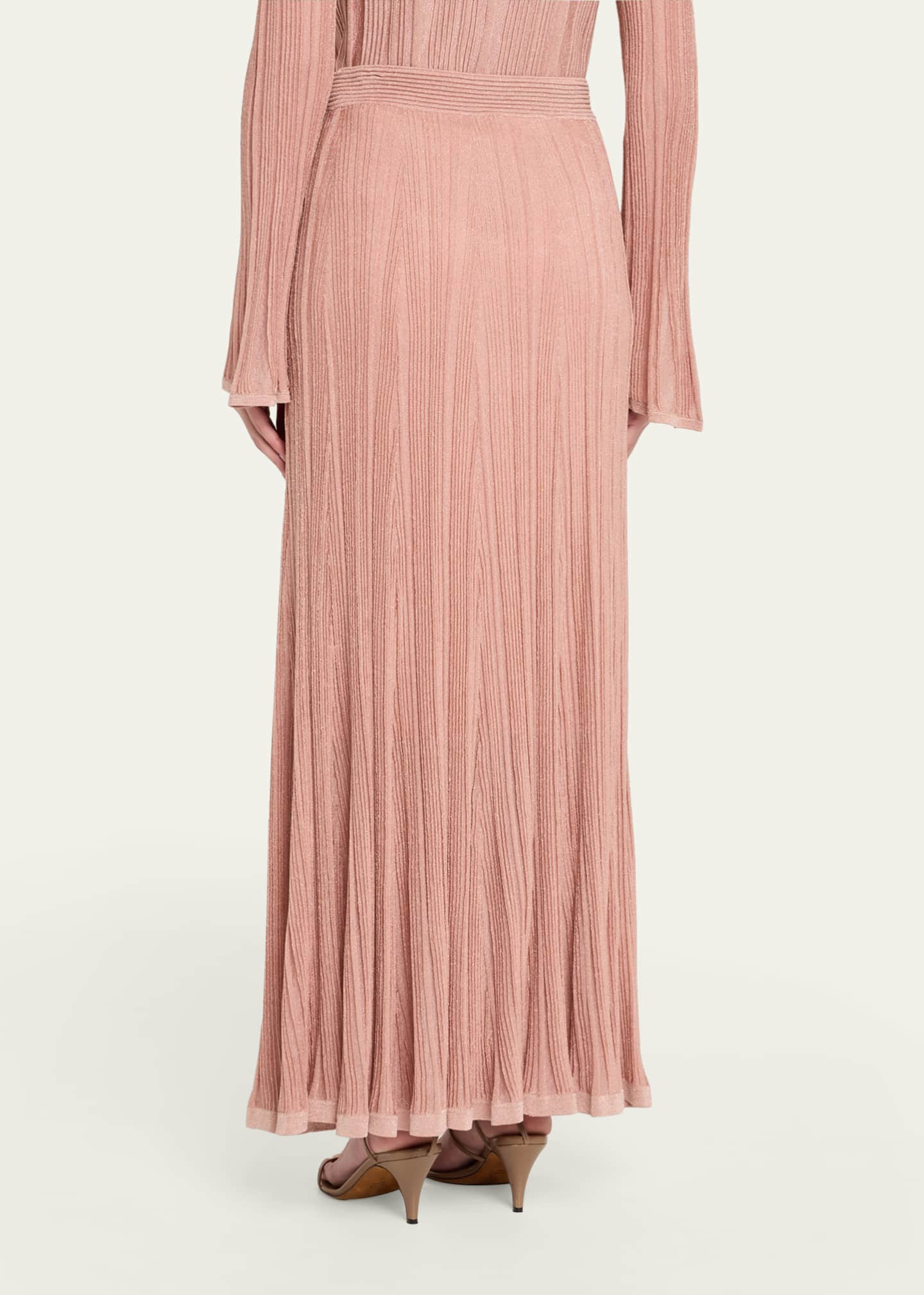 Zimmermann Lucky Metallic Maxi Skirt Image 3 of 5