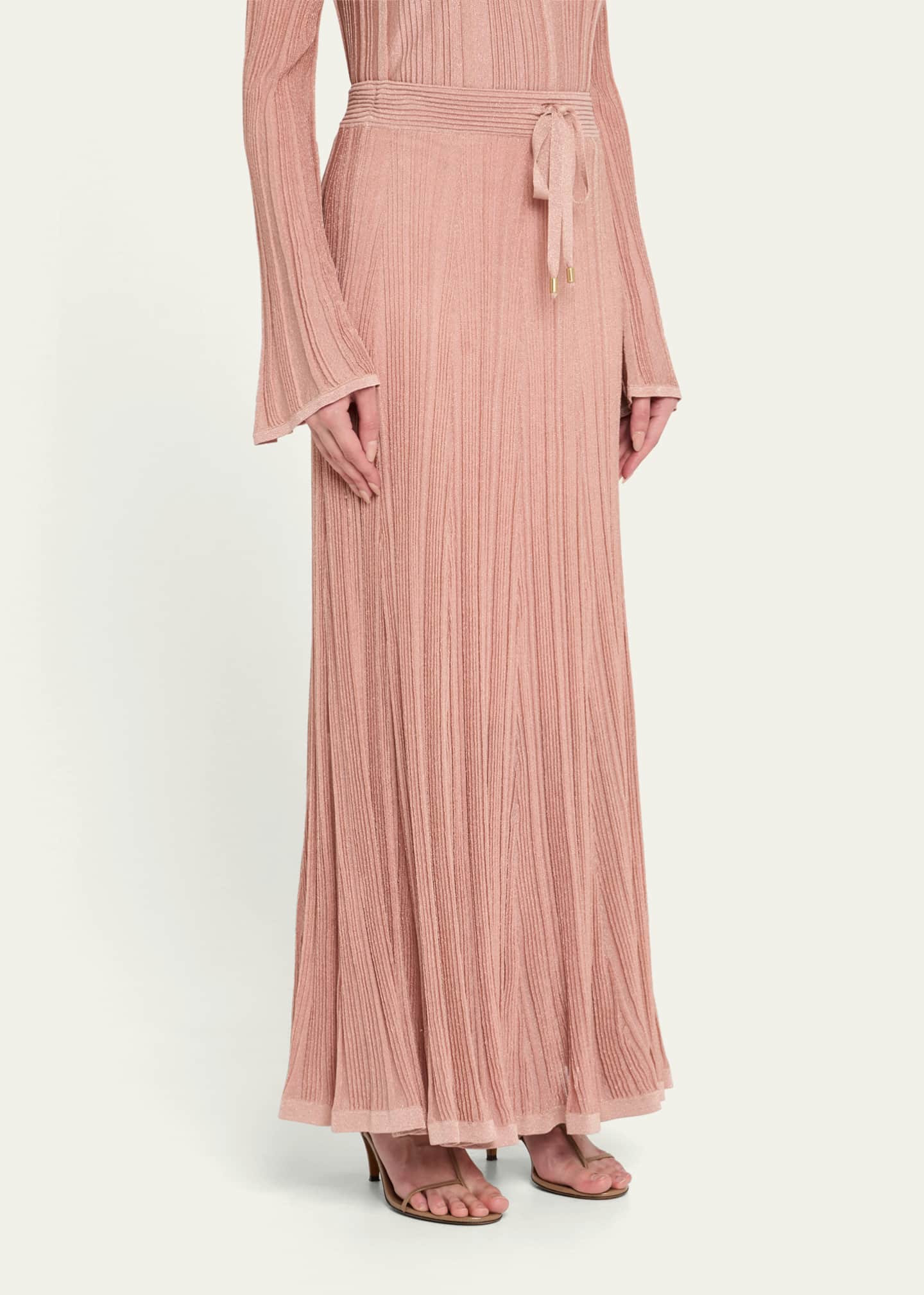 Zimmermann Lucky Metallic Maxi Skirt Image 4 of 5