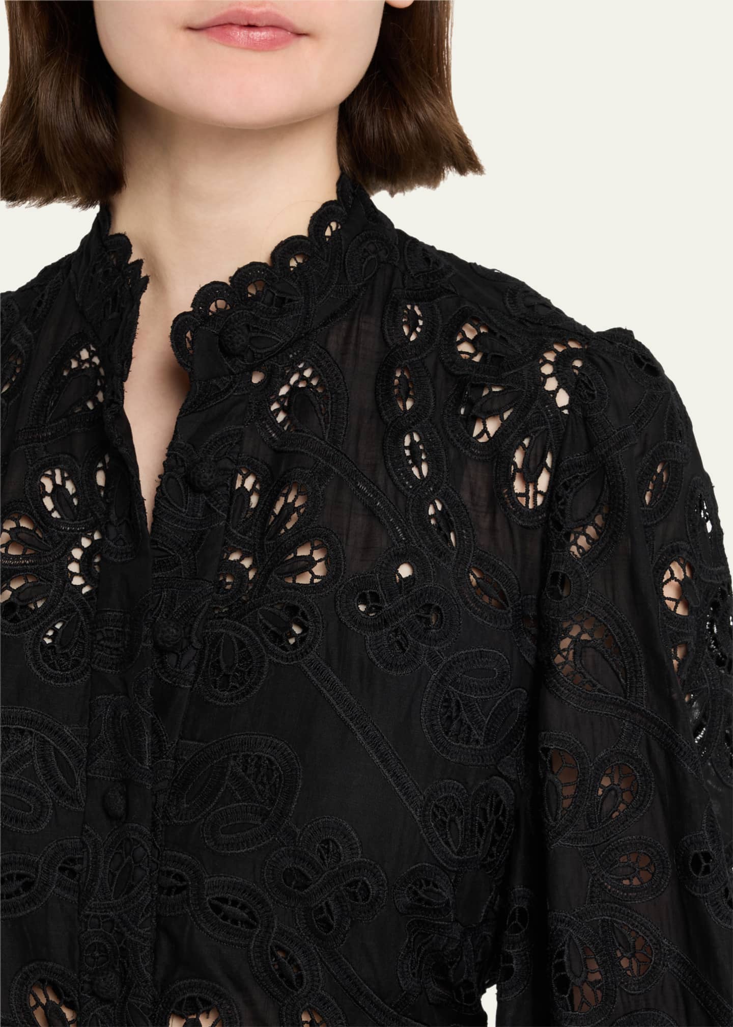 Zimmermann Rhiannon Embroidered Blouse Image 5 of 5