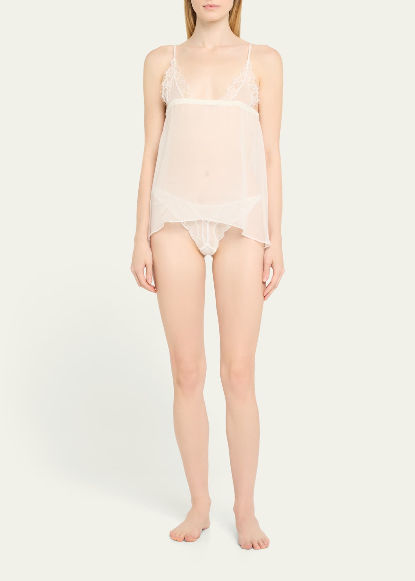 Kiki De Montparnasse Tetine Scalloped Lace G-String Image 2 of 4