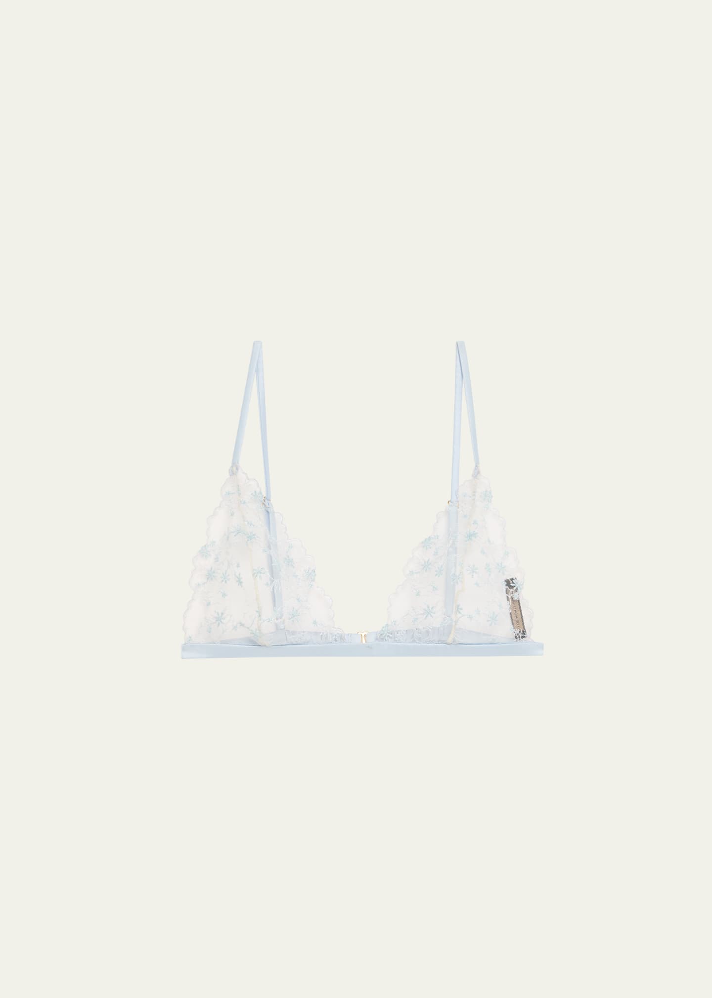 Kiki De Montparnasse Mathilde Floral-Embroidered Soft Cup Bra Image 1 of 2