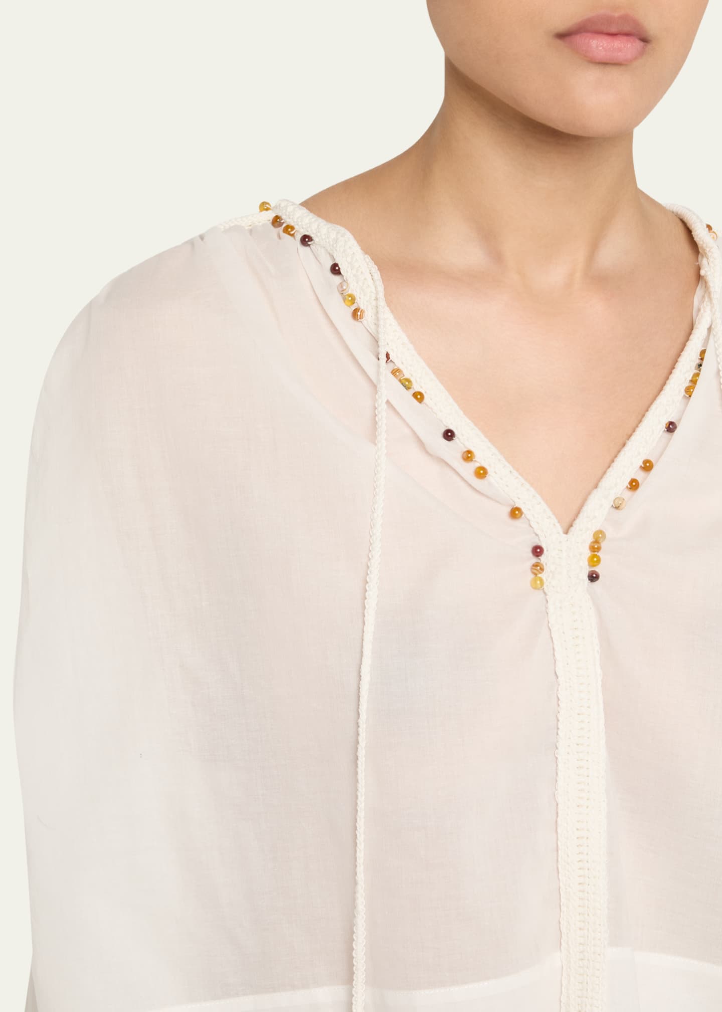 A.L.C. Jodie Beaded Long-Sleeve Top Image 5 of 5